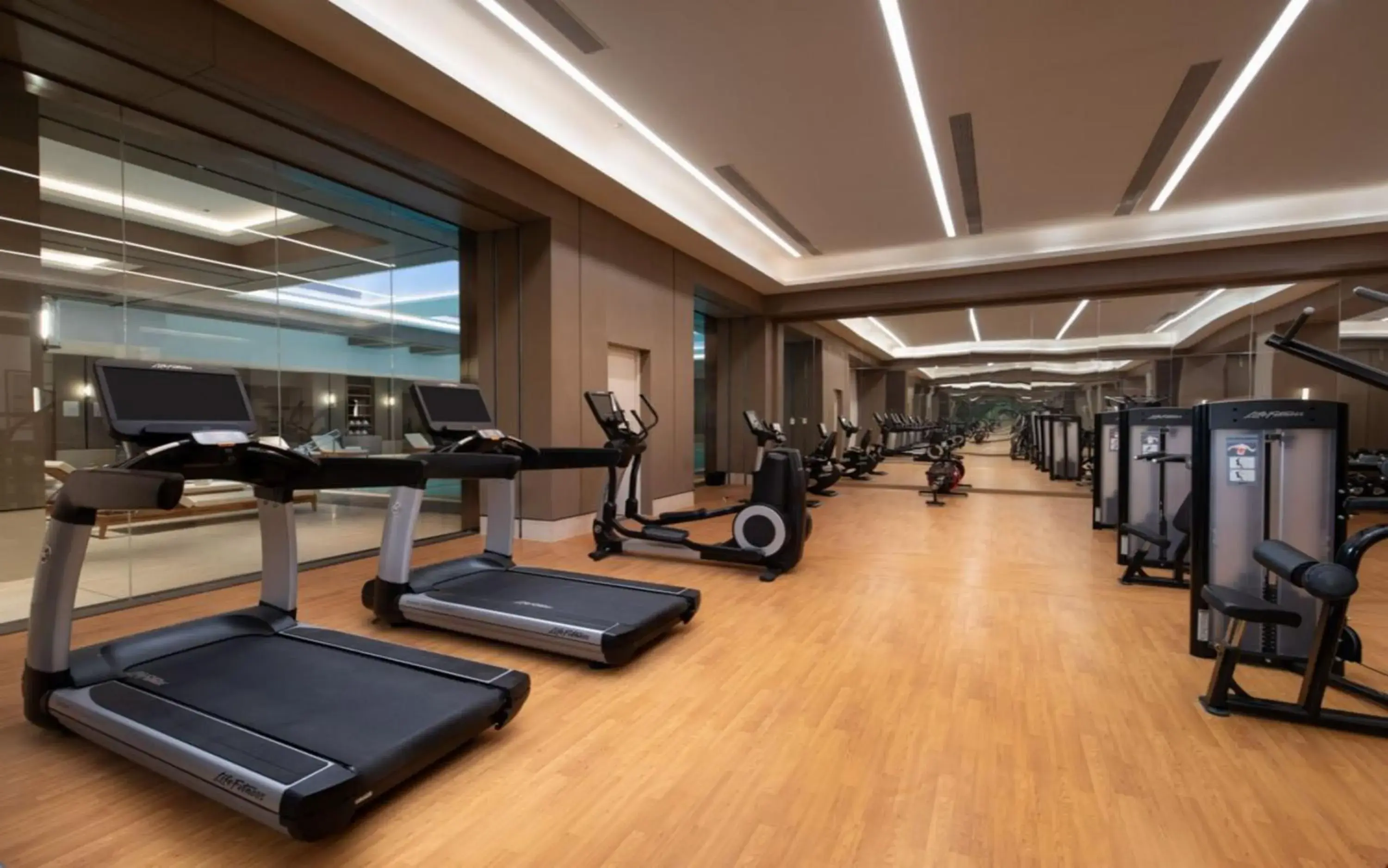 Fitness centre/facilities in InterContinental Chongli, an IHG Hotel Fitness centre/facilities in InterContinental Chongli, an IHG Hotel