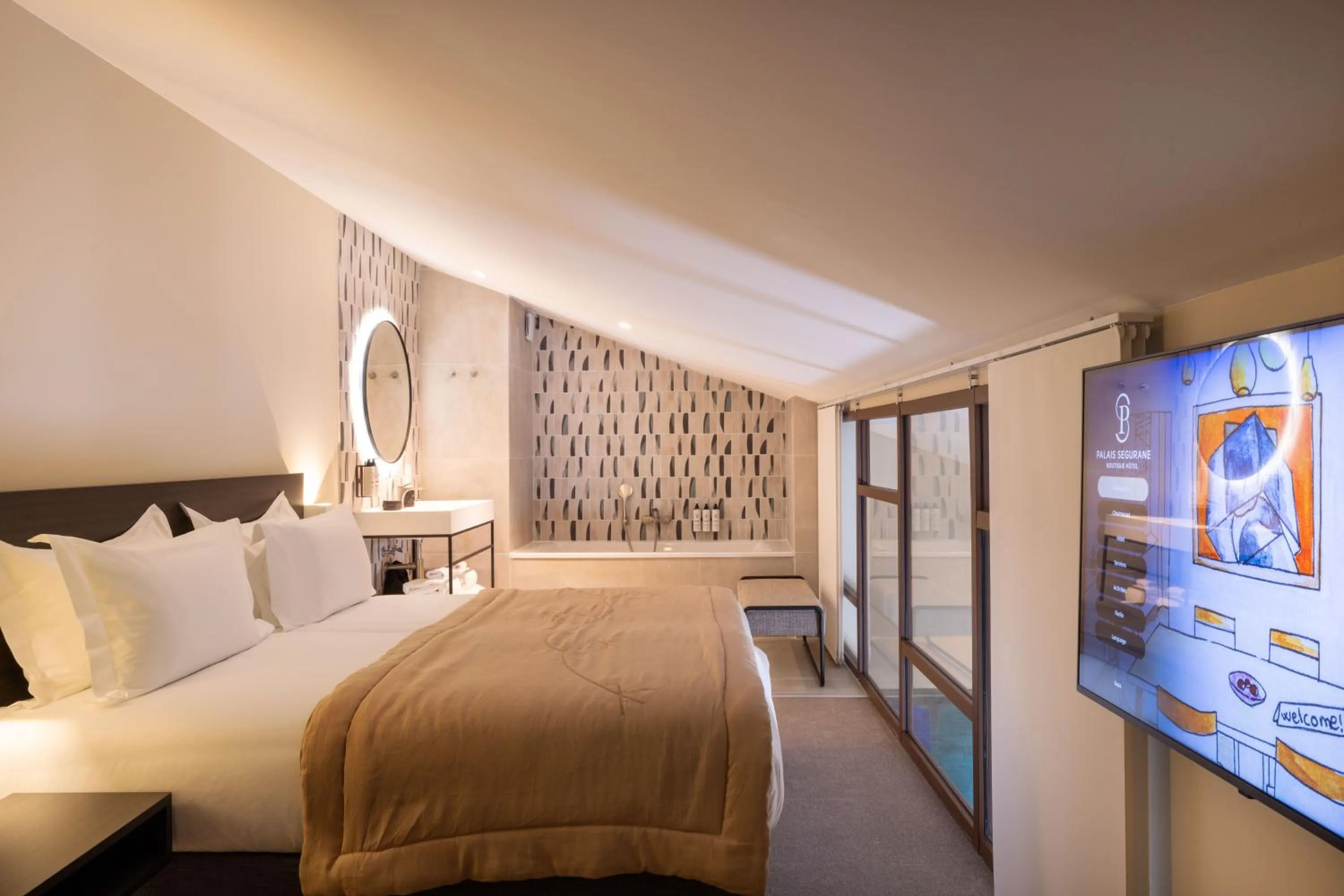 Bedroom, Bed in Palais Ségurane Boutique Hôtel