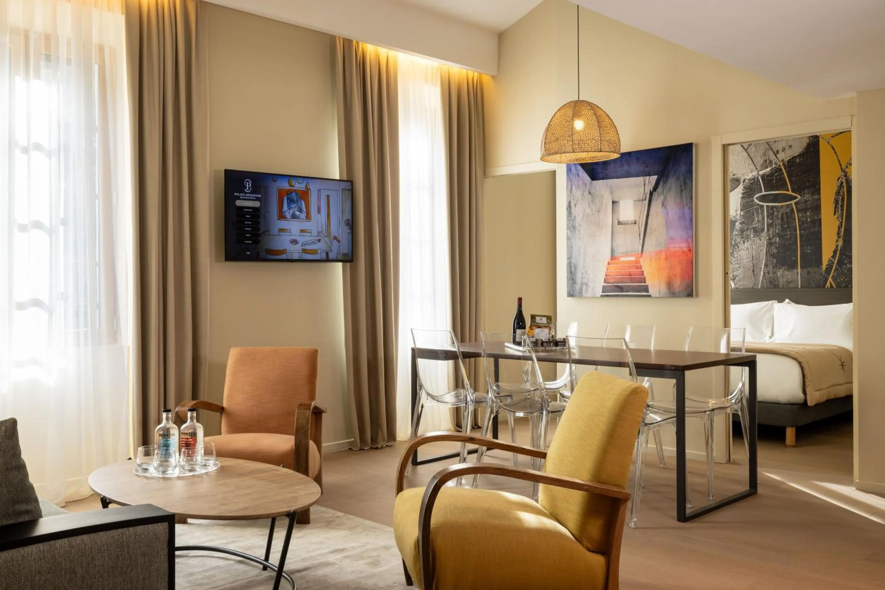 Living room in Palais Ségurane Boutique Hôtel