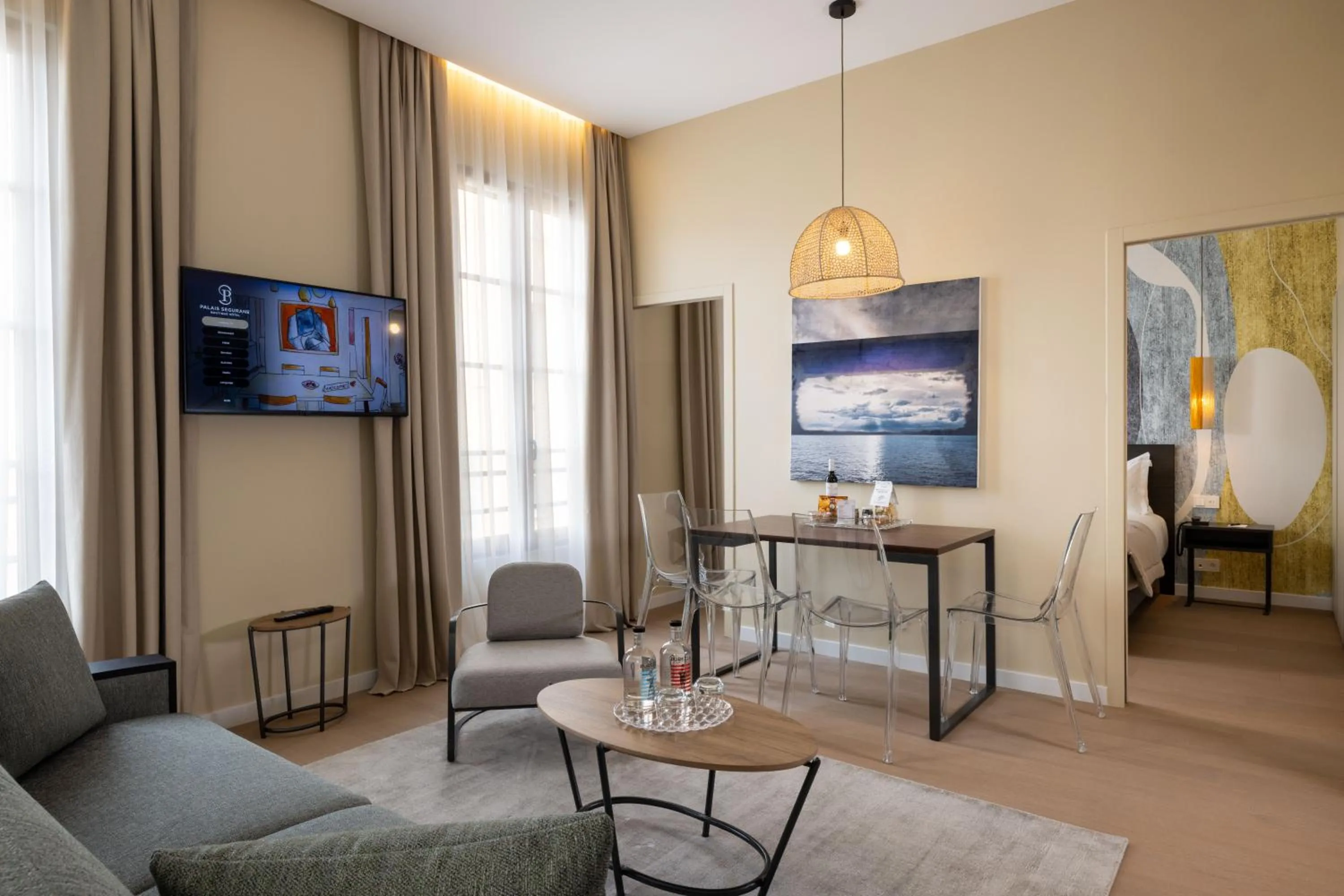 Living room in Palais Ségurane Boutique Hôtel