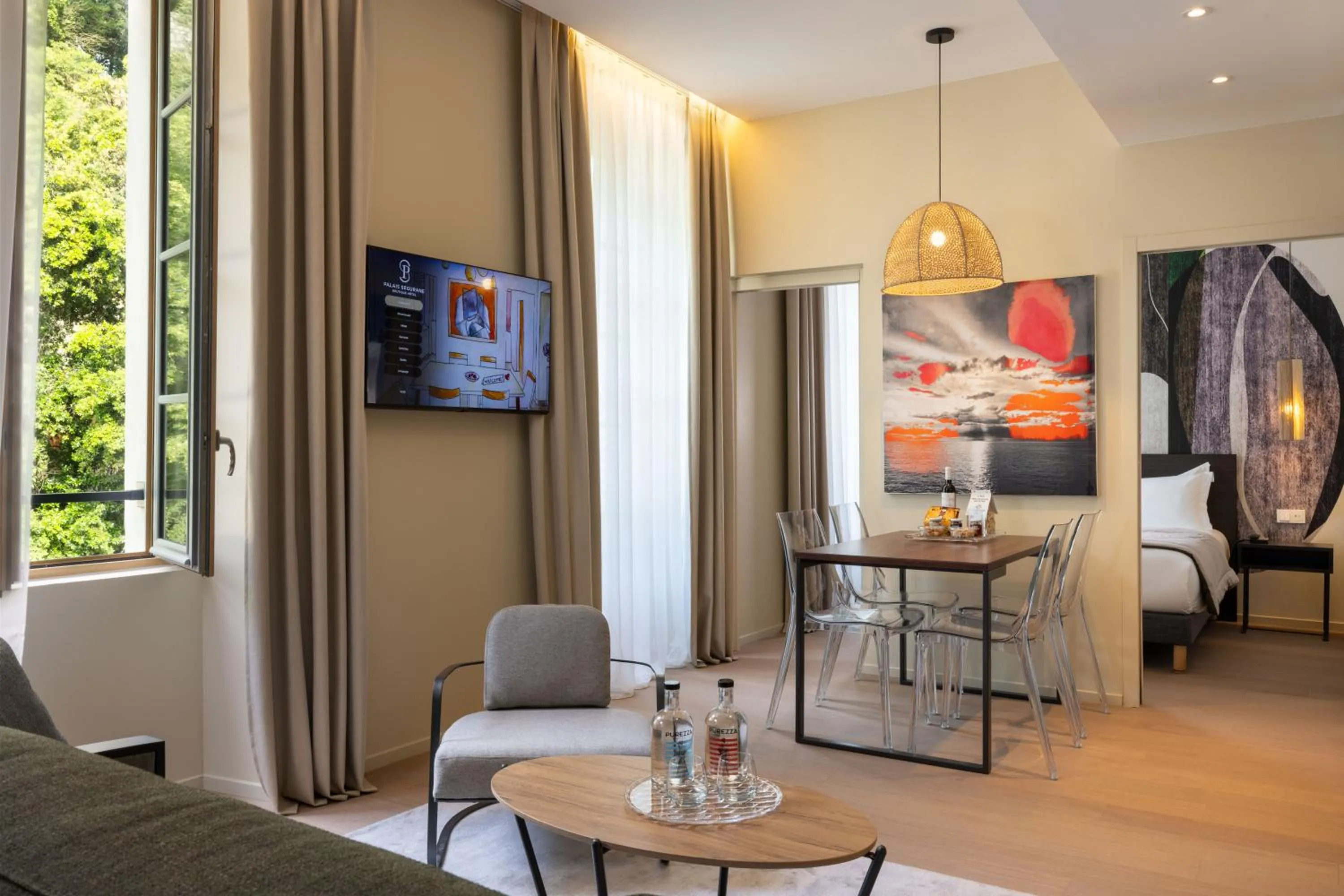 Living room in Palais Ségurane Boutique Hôtel