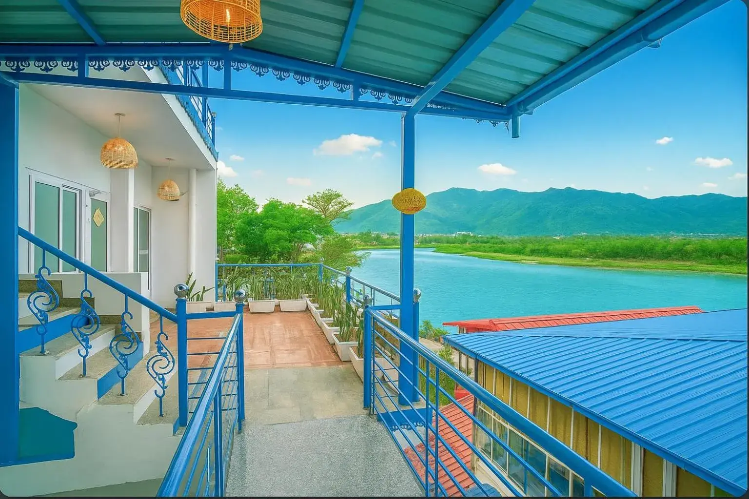 Property building in The Neeraj Ganga Cottages Property building in The Neeraj Ganga Cottages