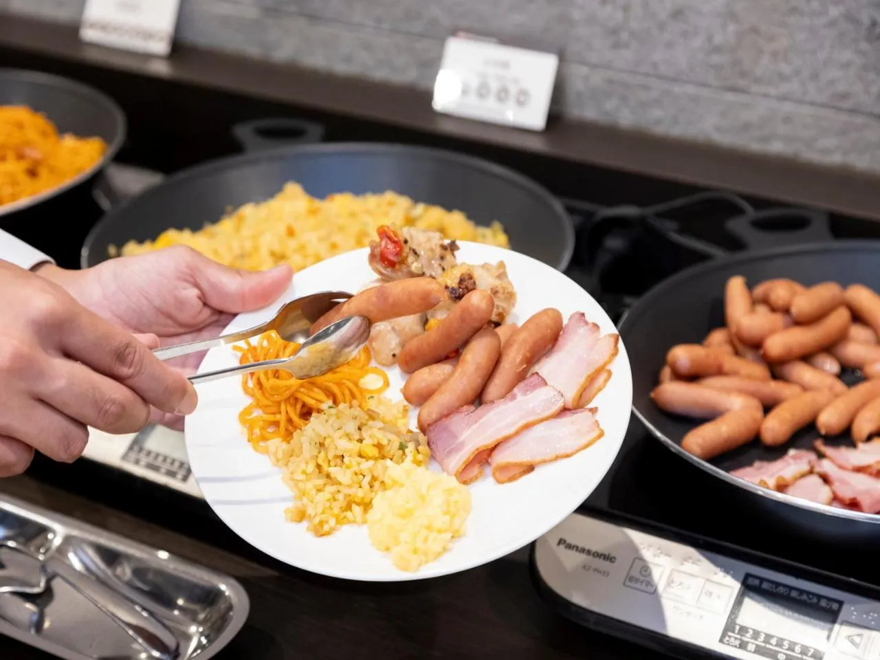 Buffet breakfast in APA Hotel Kyoto Gojo Omiya