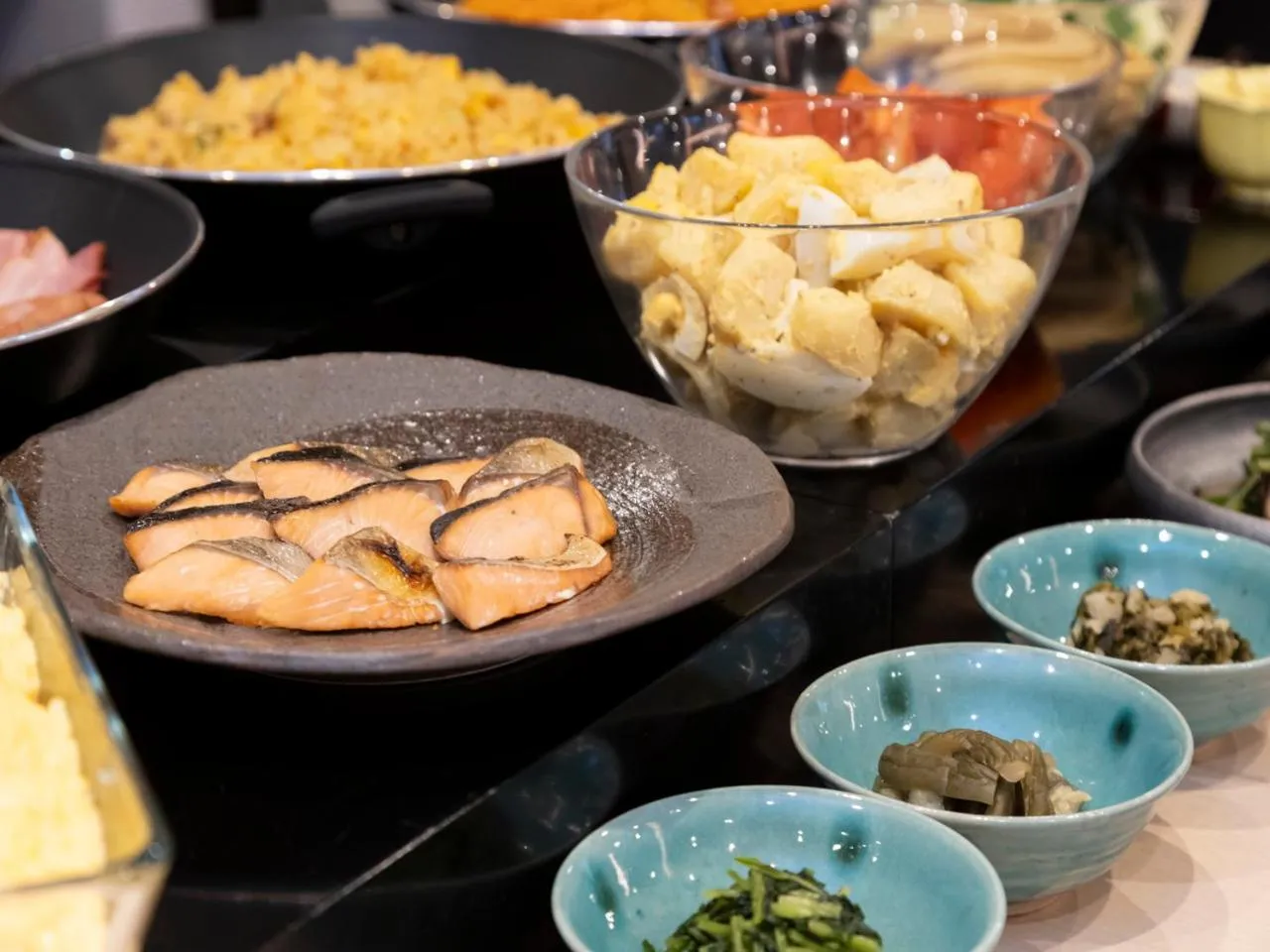 Buffet breakfast in APA Hotel Kyoto Gojo Omiya