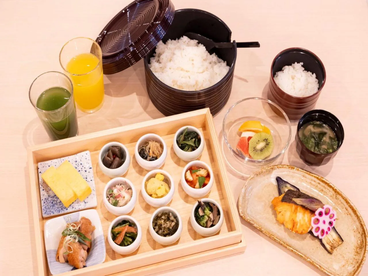 Breakfast in APA Hotel Kyoto Gojo Omiya