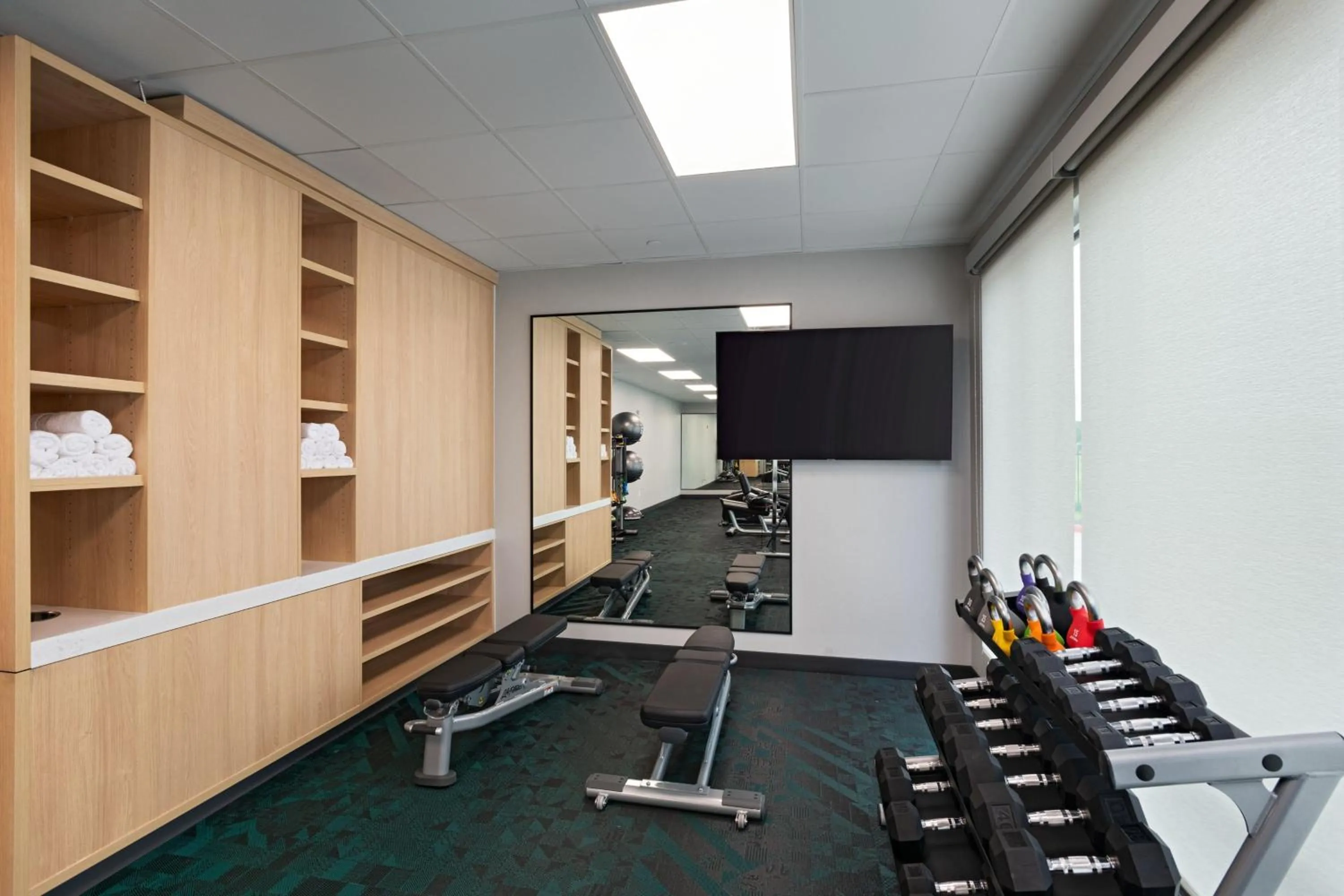 Fitness centre/facilities in TownePlace Suites by Marriott Stafford Sugar Land