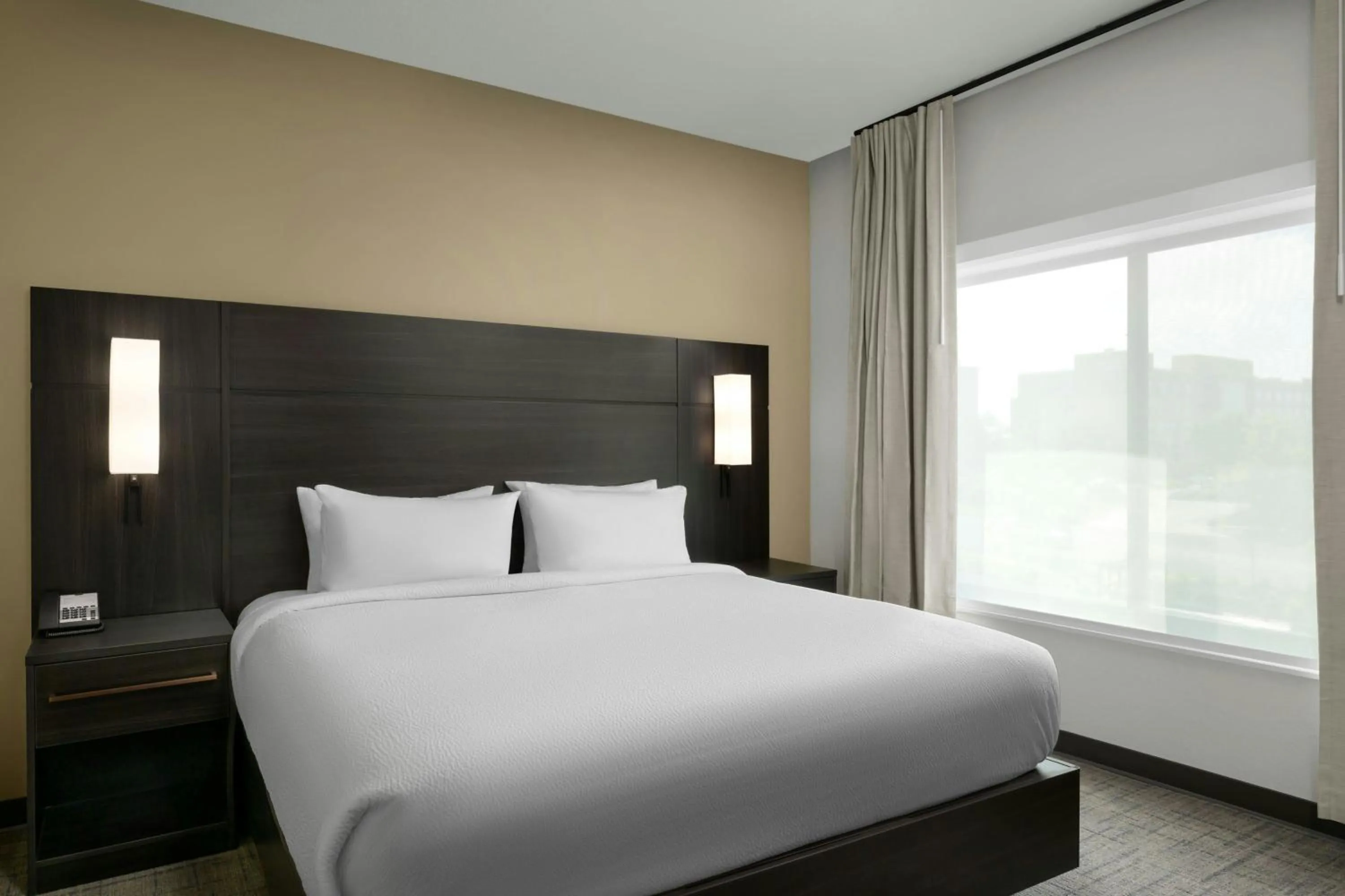 Bedroom, Bed in Residence Inn by Marriott Indianapolis Noblesville