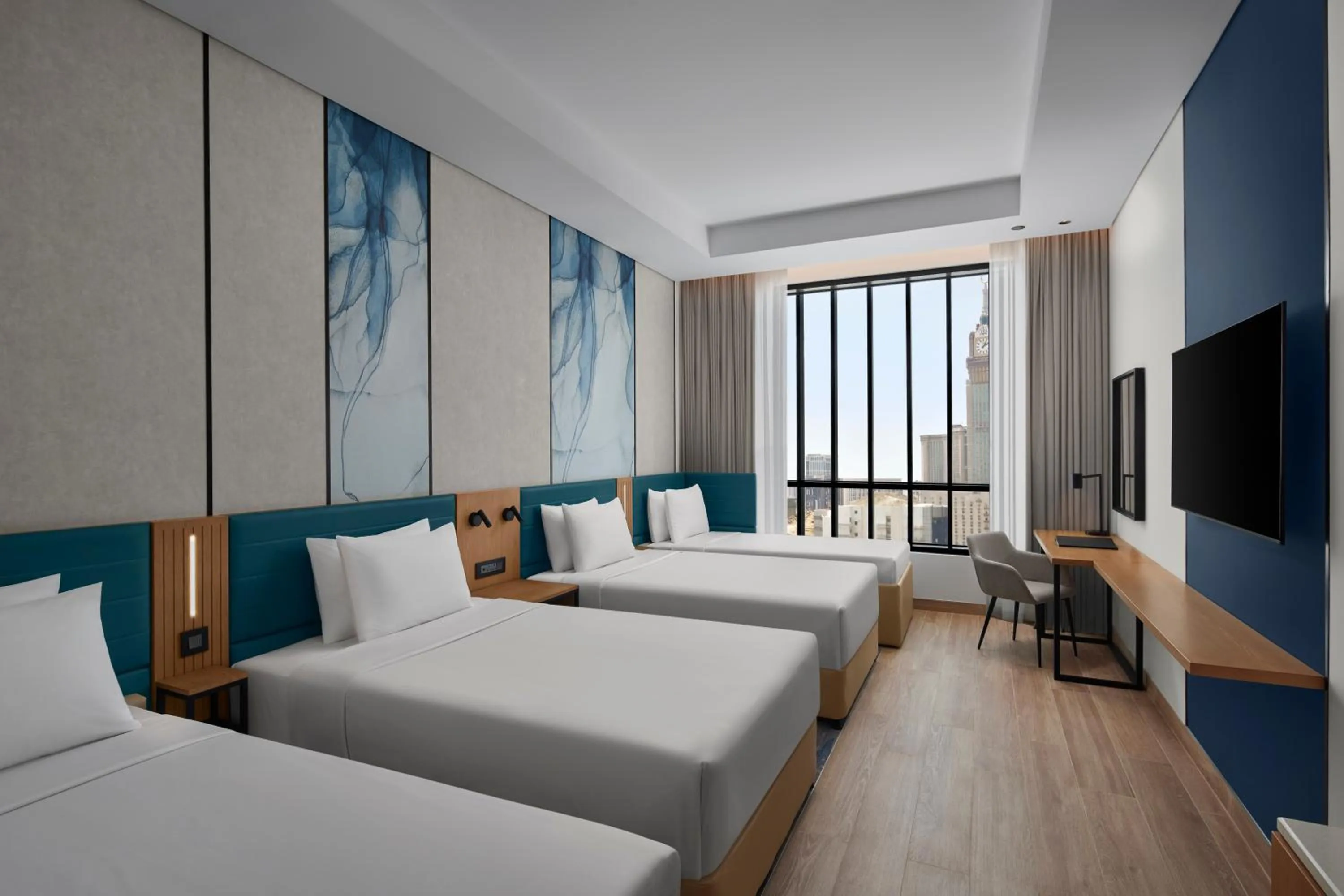 Bedroom, Bed in Courtyard by Marriott Makkah