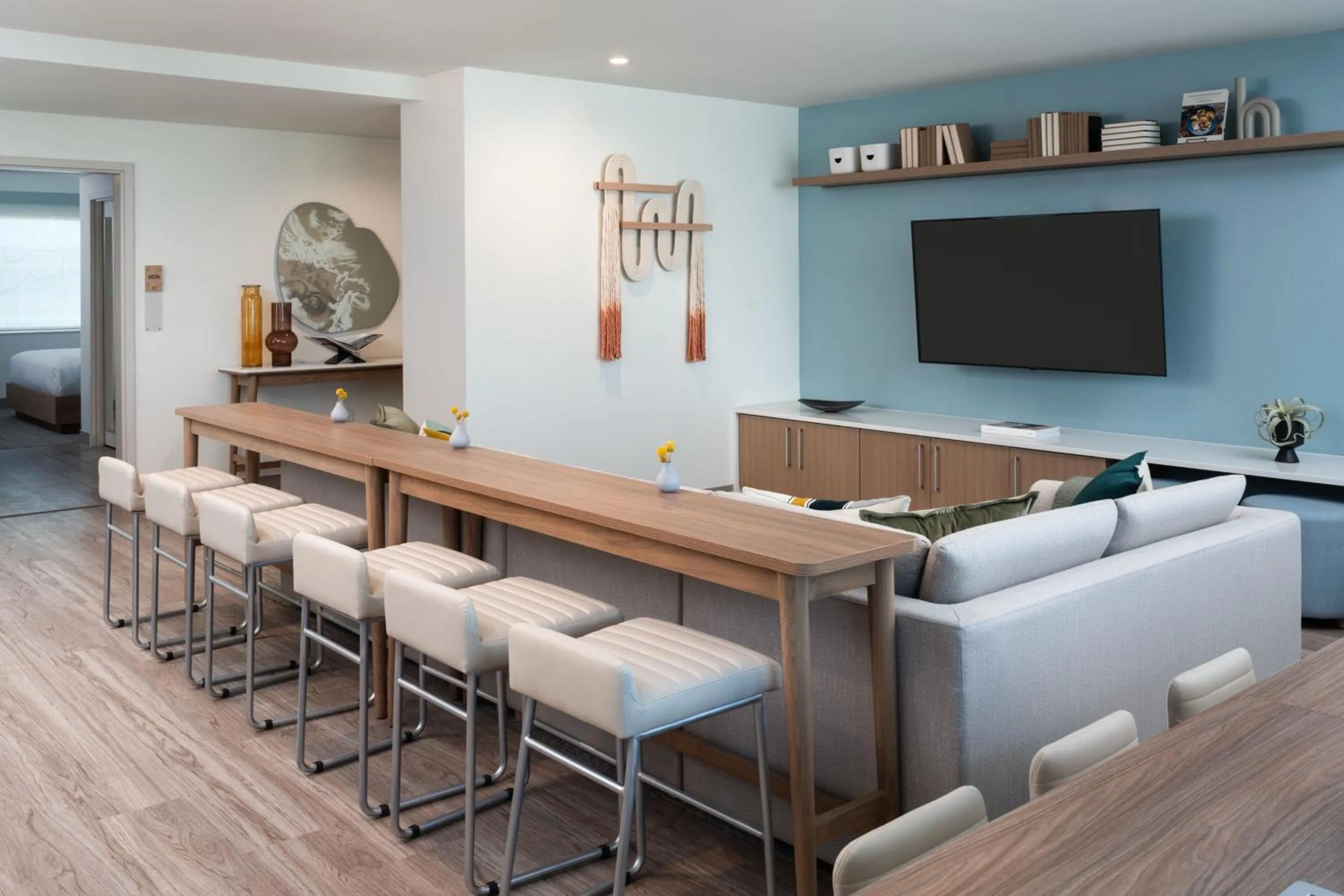 Living room in Element Melbourne Oceanfront