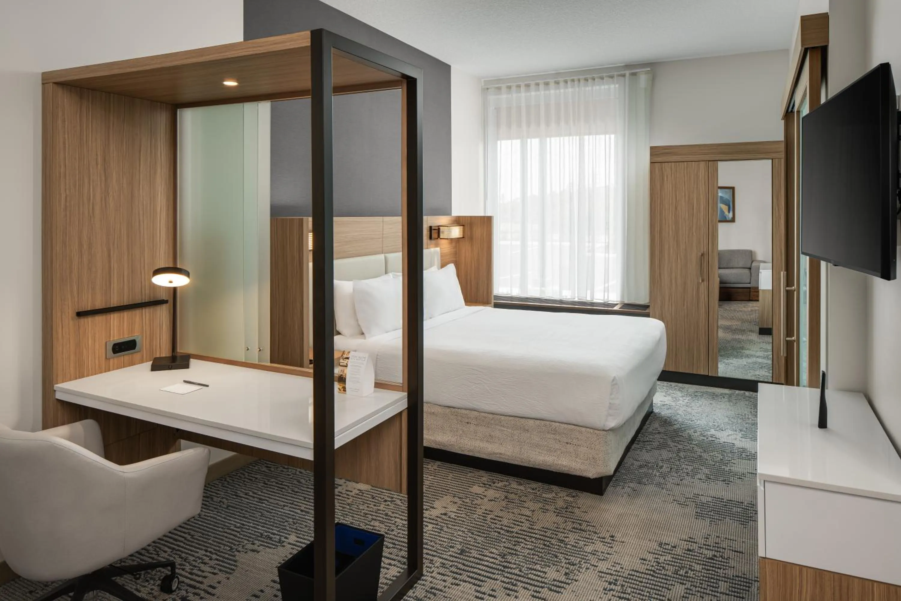 Bedroom, Bed in SpringHill Suites by Marriott West Melbourne Palm Bay