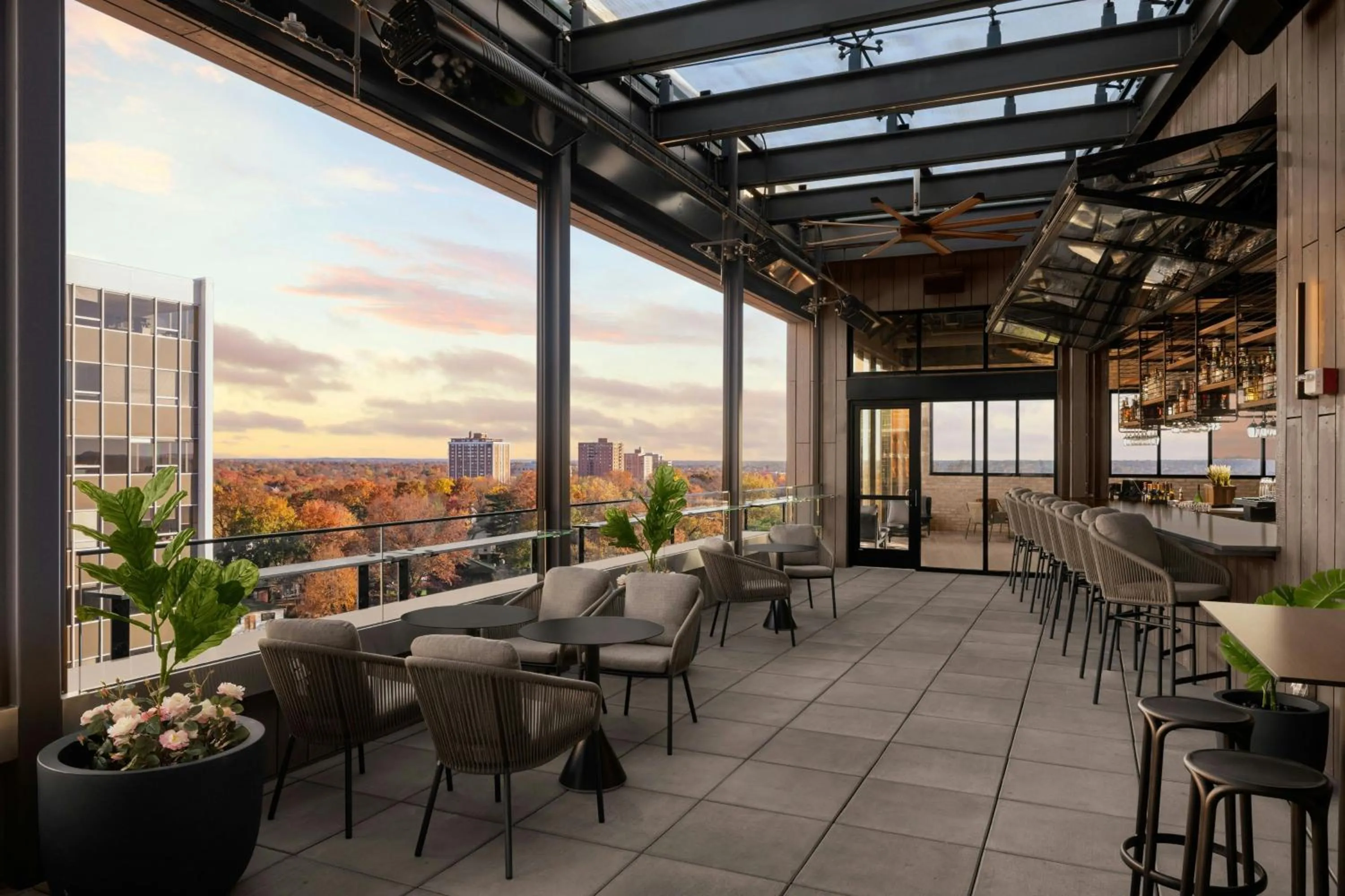 Lounge or bar in AC Hotel by Marriott St. Louis Clayton