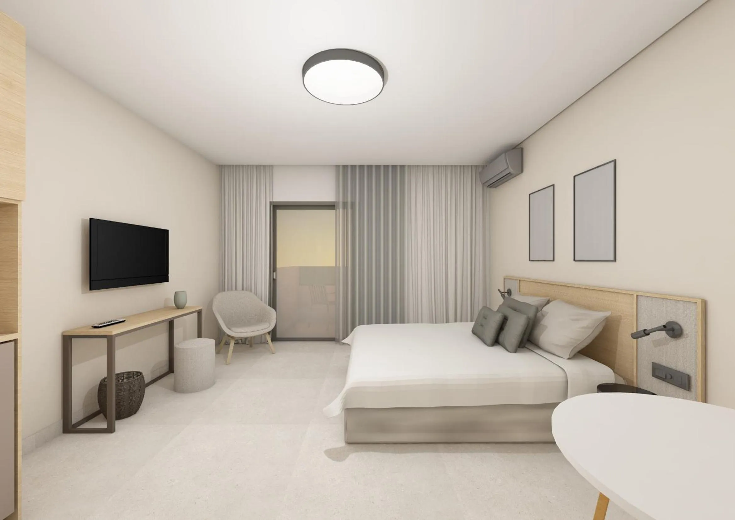 Bedroom, Bed in Kalloudis Hotel Apartments