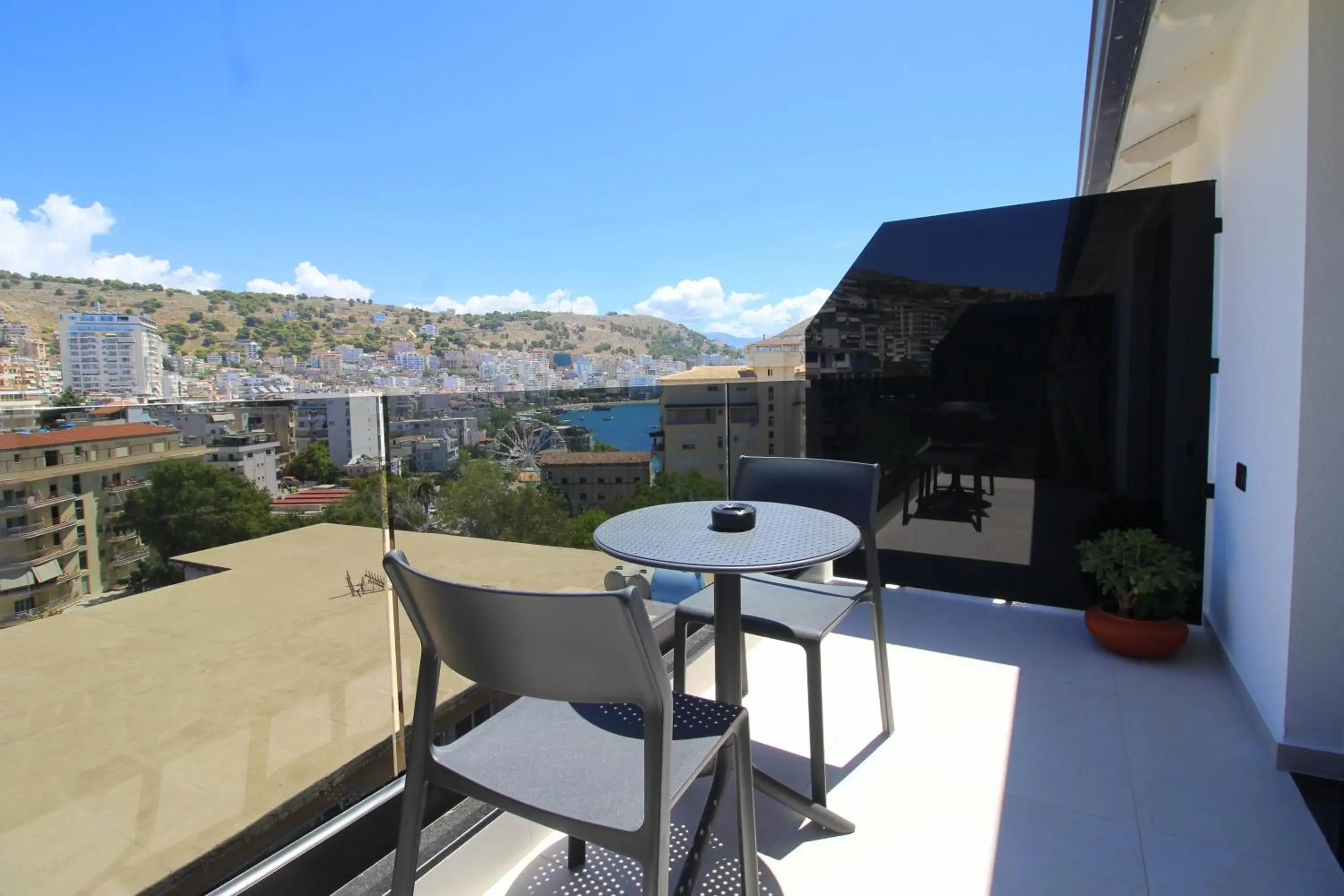 Deluxe Double Room with Balcony and Side Sea View in Niklas Boutique Hotel Deluxe Double Room with Balcony and Side Sea View in Niklas Boutique Hotel