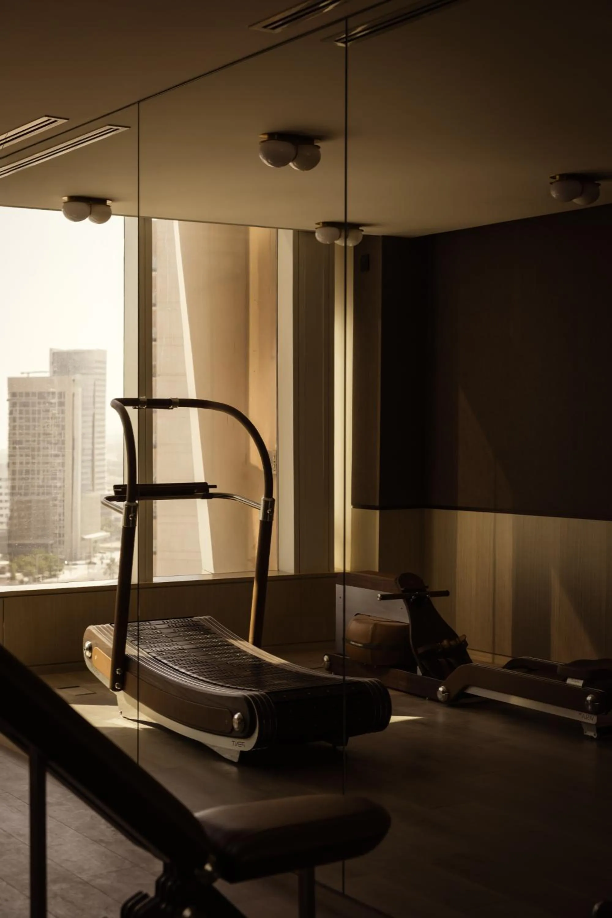 Fitness centre/facilities in Rosewood Doha