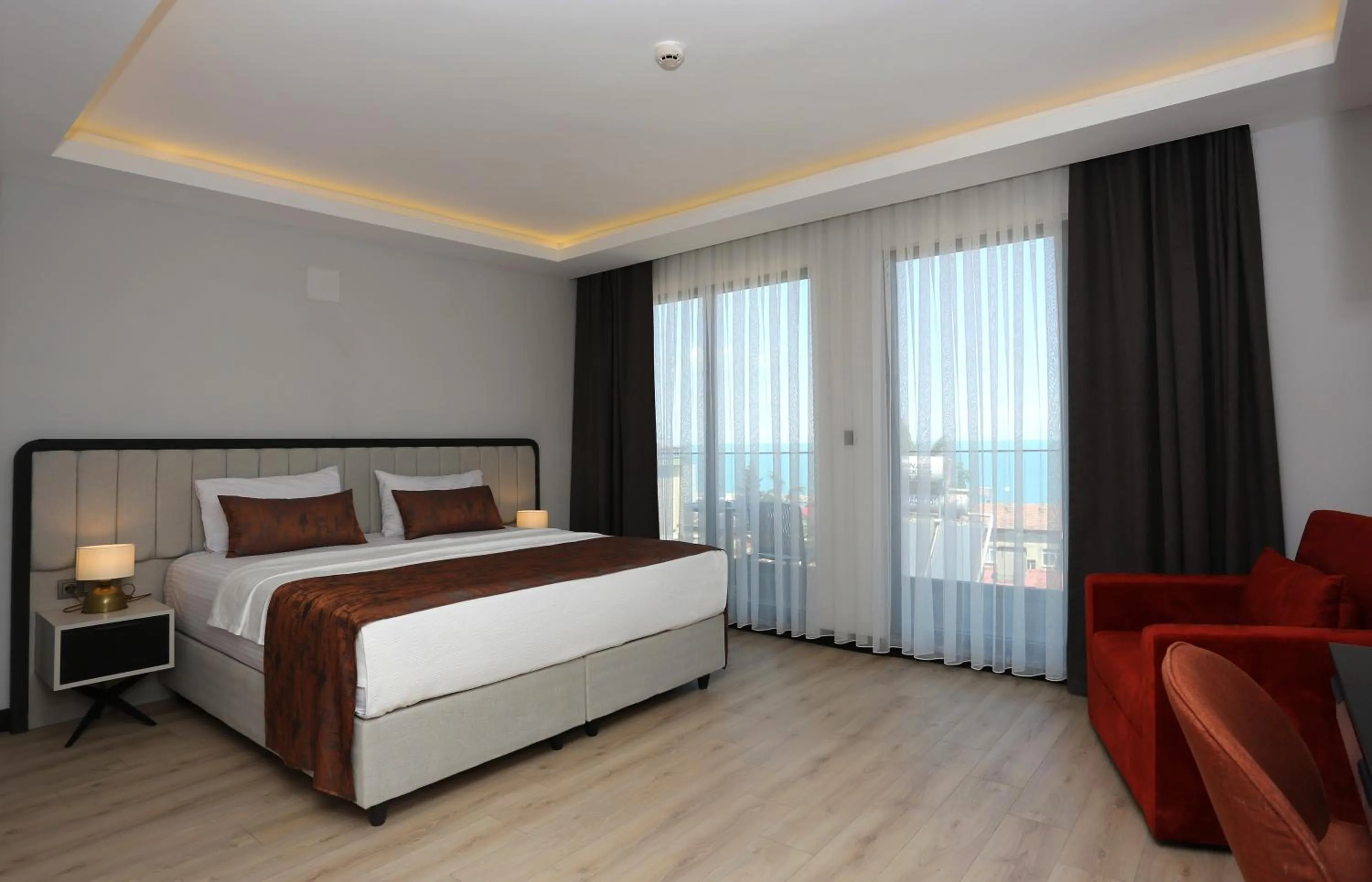 Bed in Petra Hotel Trabzon