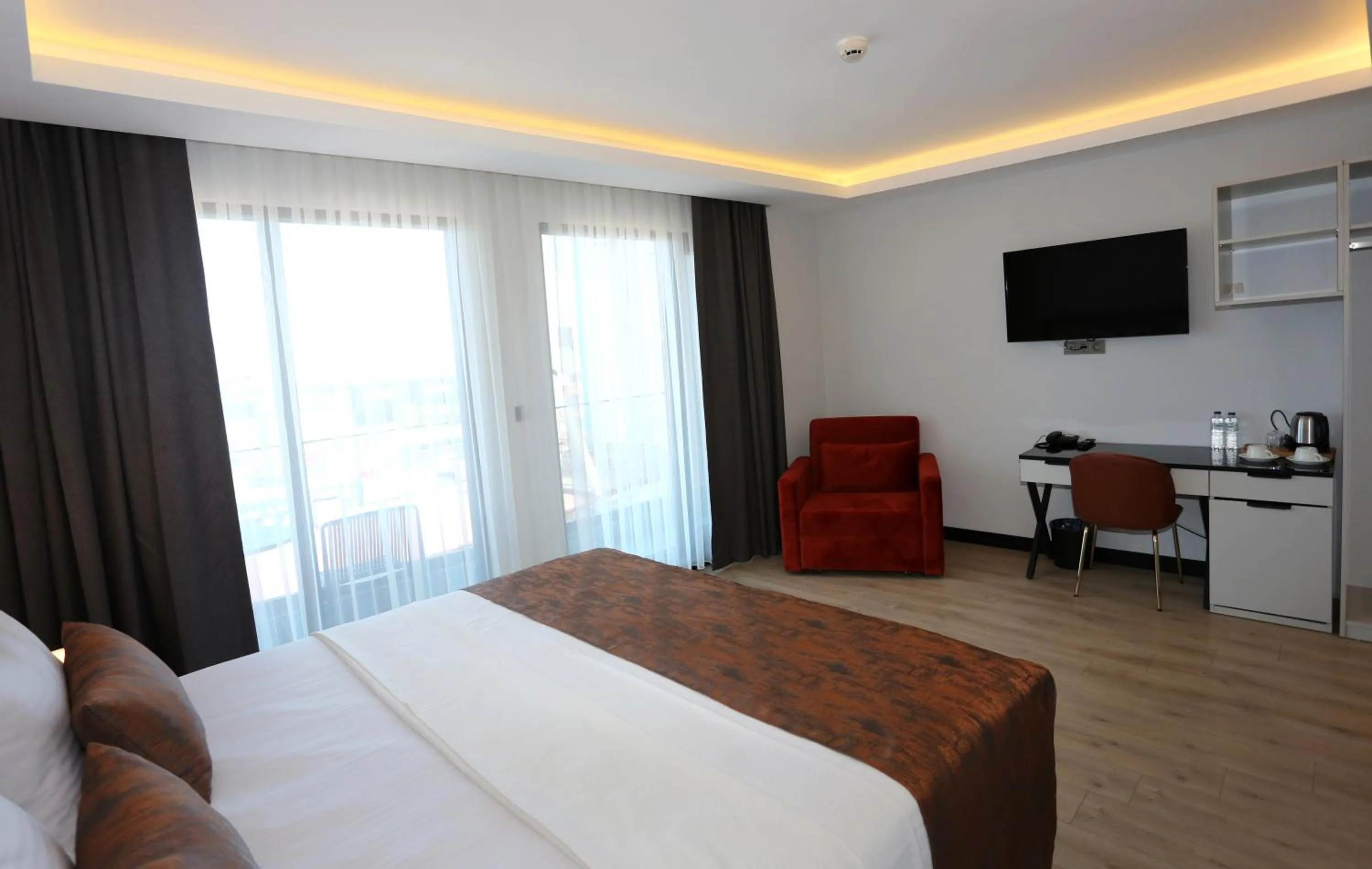 Bed in Petra Hotel Trabzon