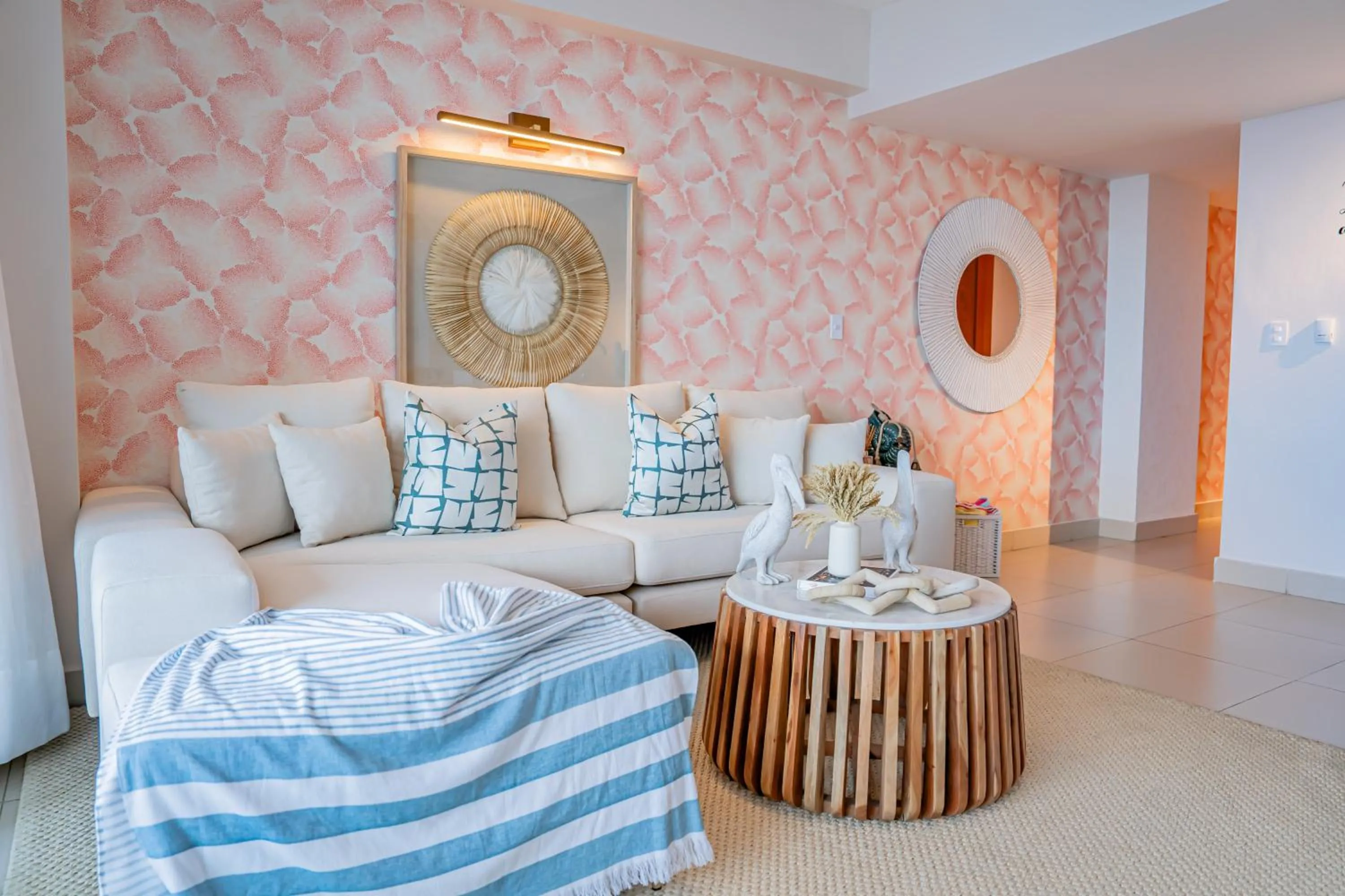 Living room, Bed in Xeliter Las Olas Juan Dolio