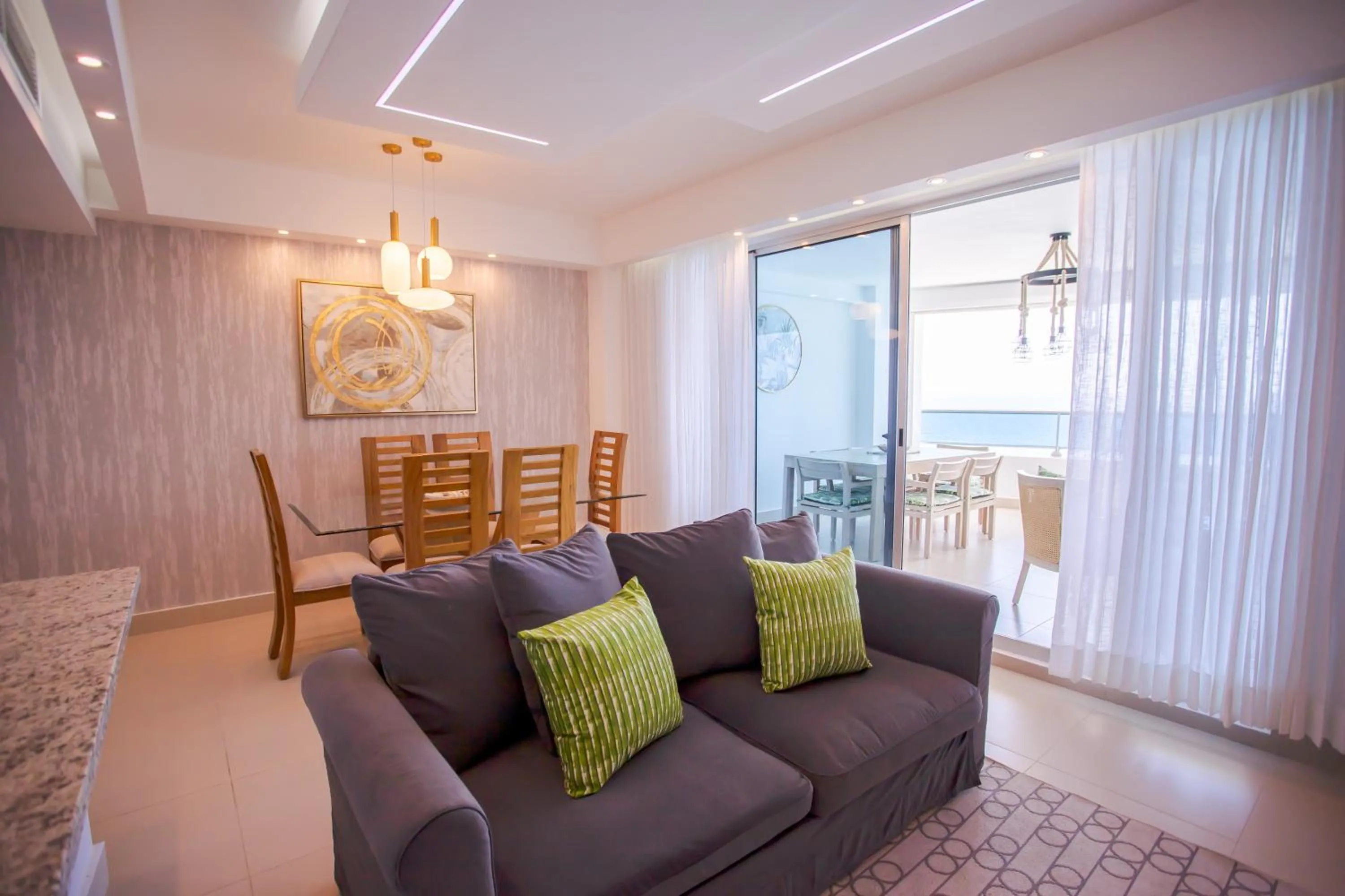 Seating area in Xeliter Las Olas Juan Dolio