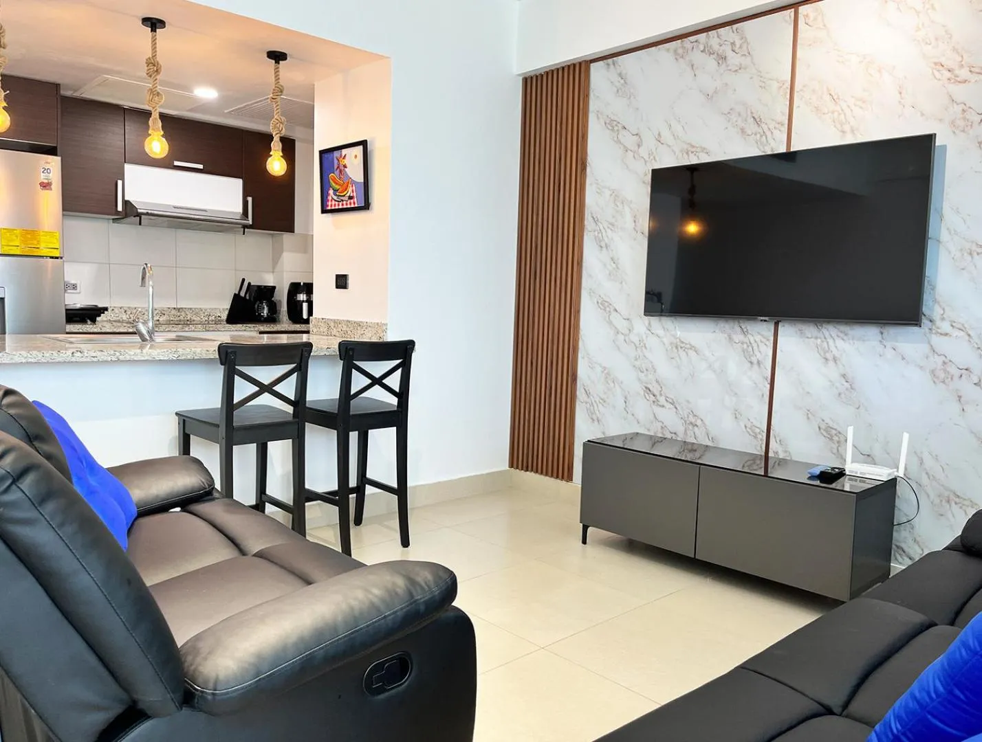 Living room in Xeliter Las Olas Juan Dolio