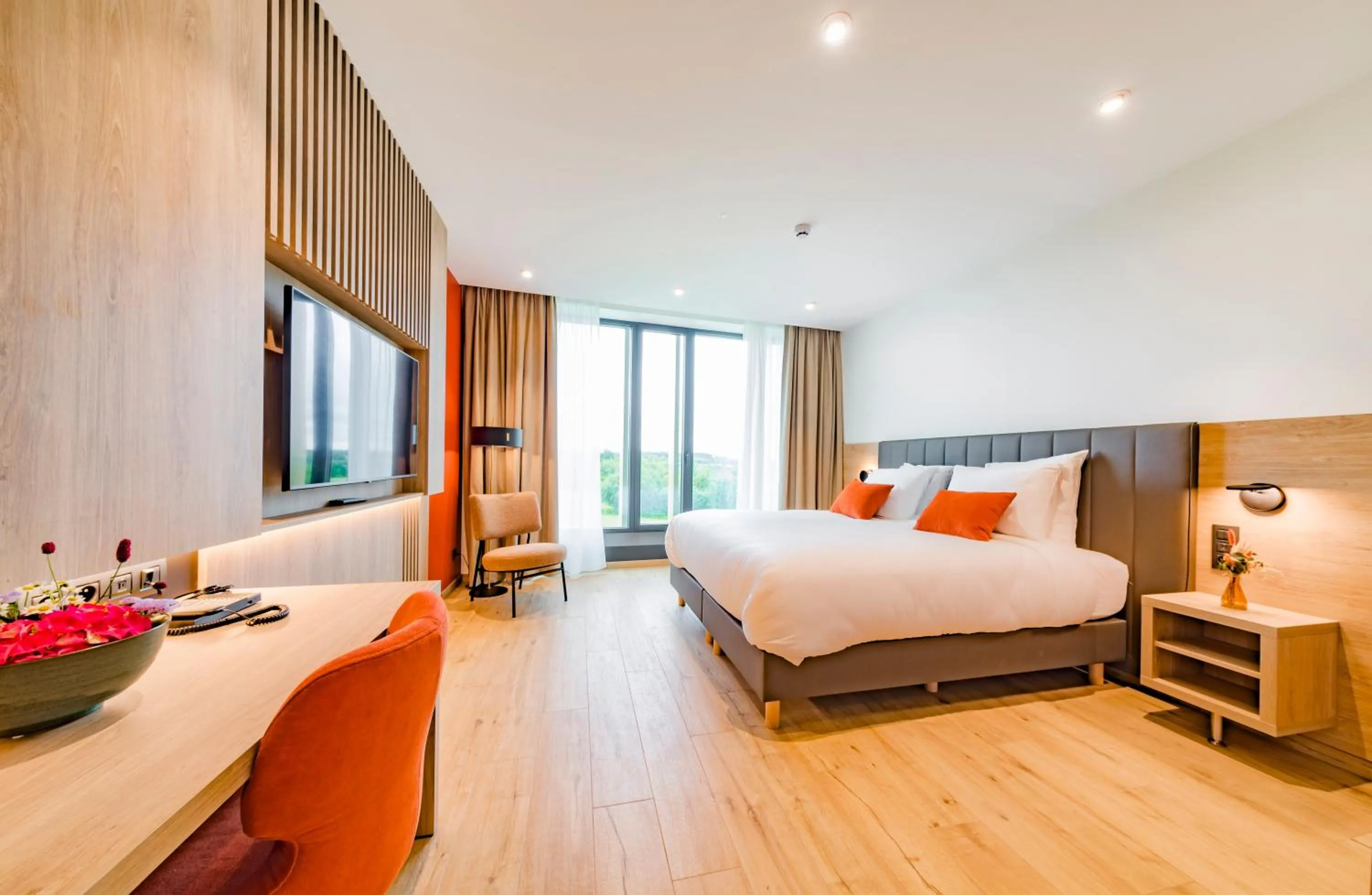 Bedroom, Bed in Hotel du Bois d'Arlon