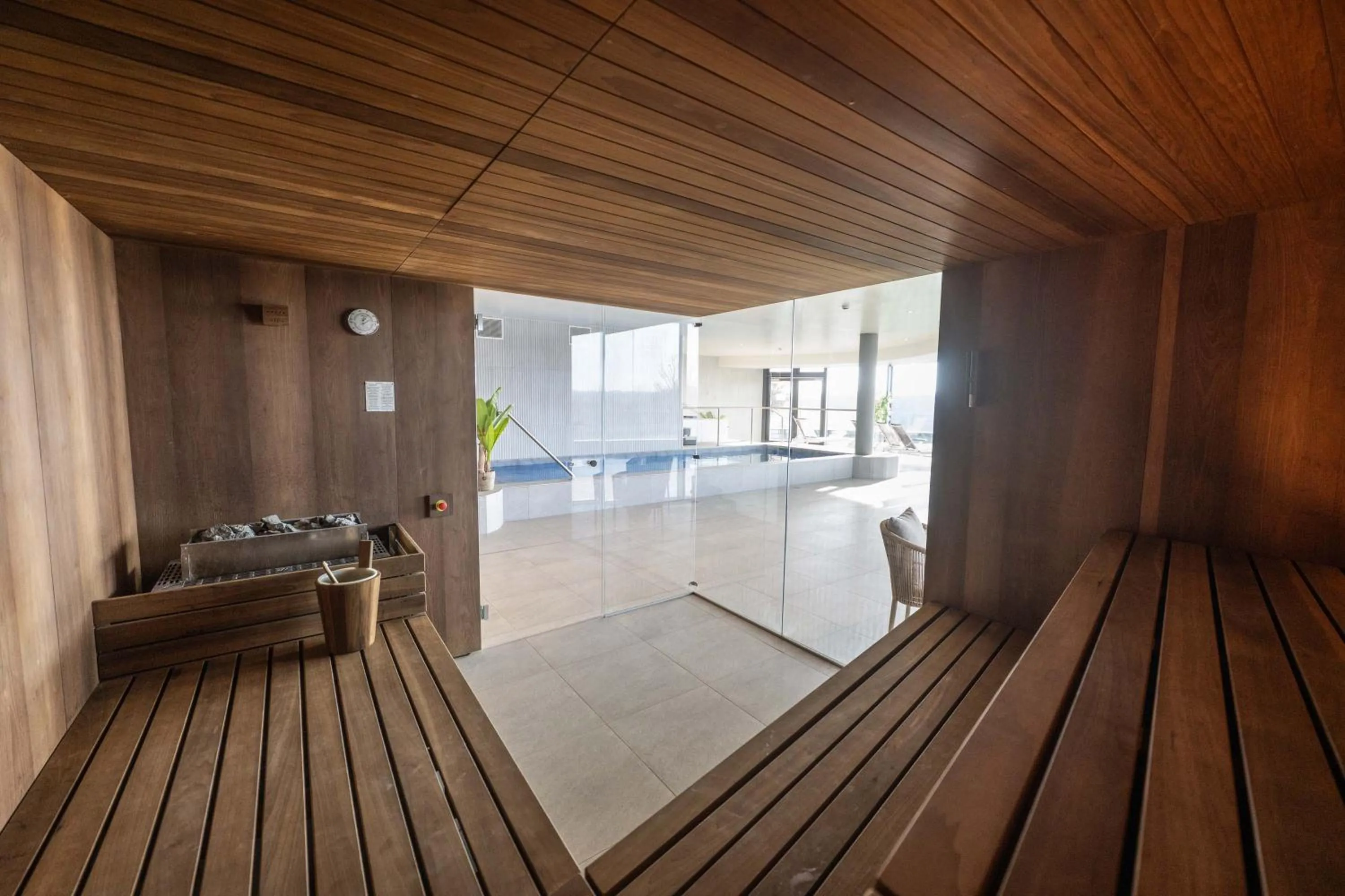 Sauna in Hotel du Bois d'Arlon