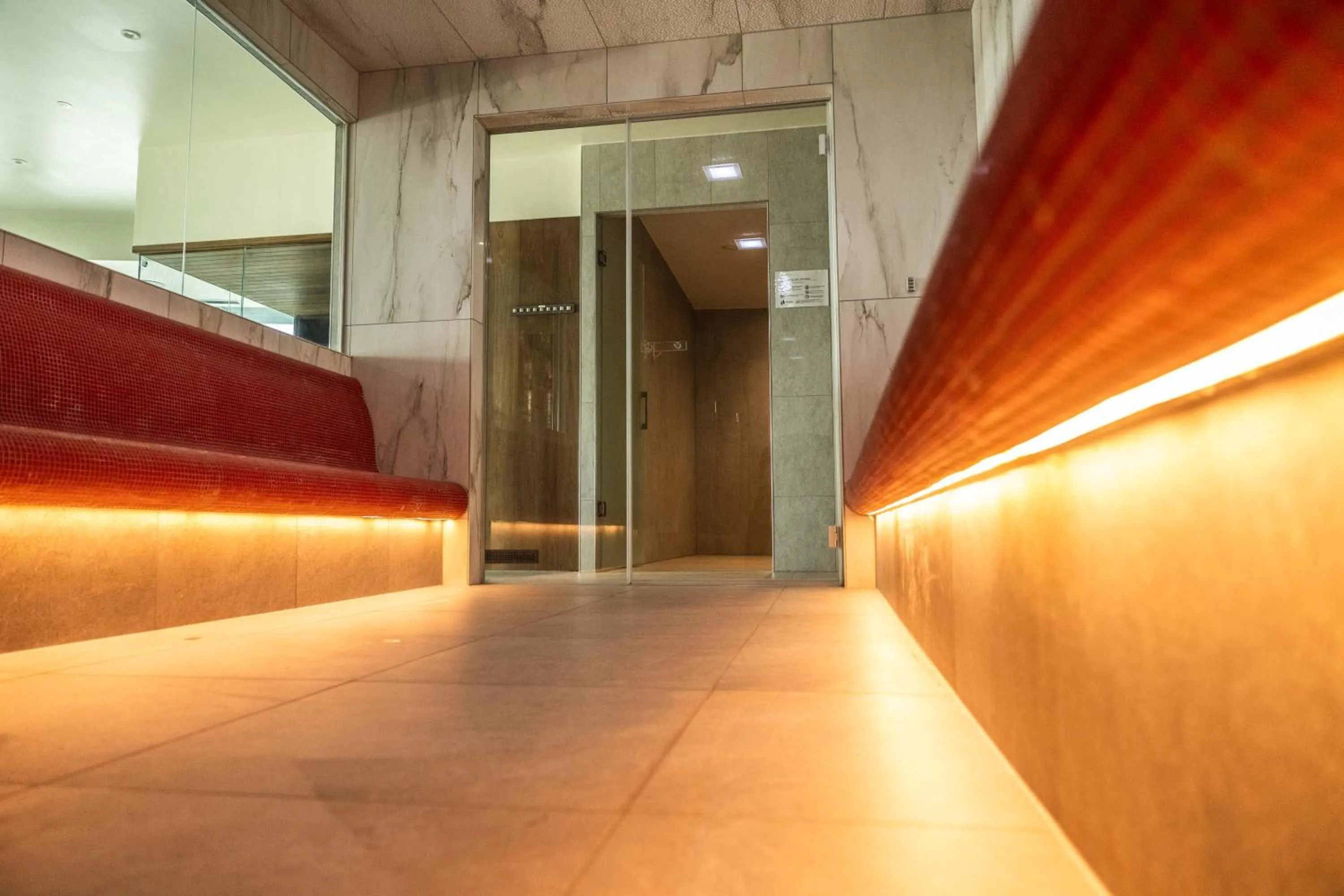 Steam room in Hotel du Bois d'Arlon