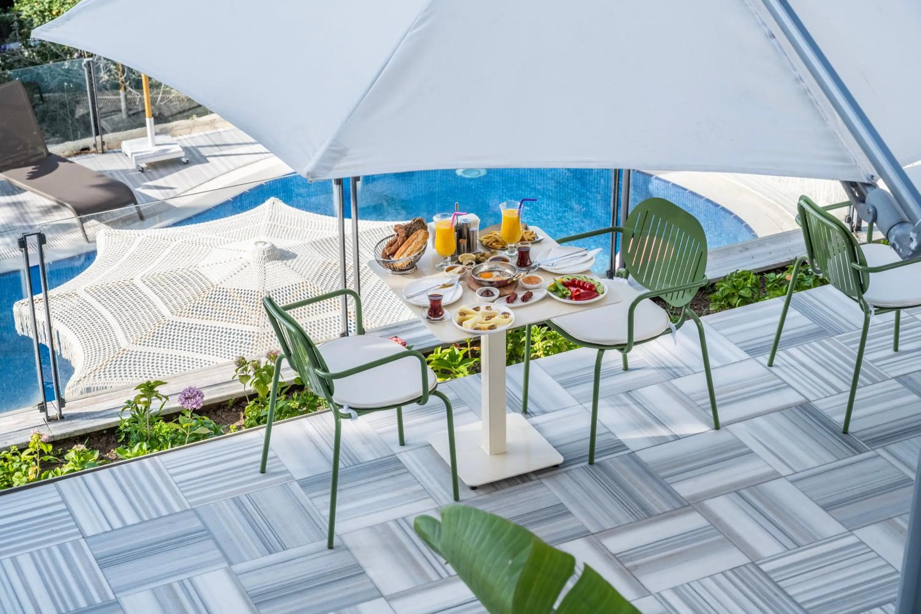 Breakfast in Hillora Hotel Buyukada