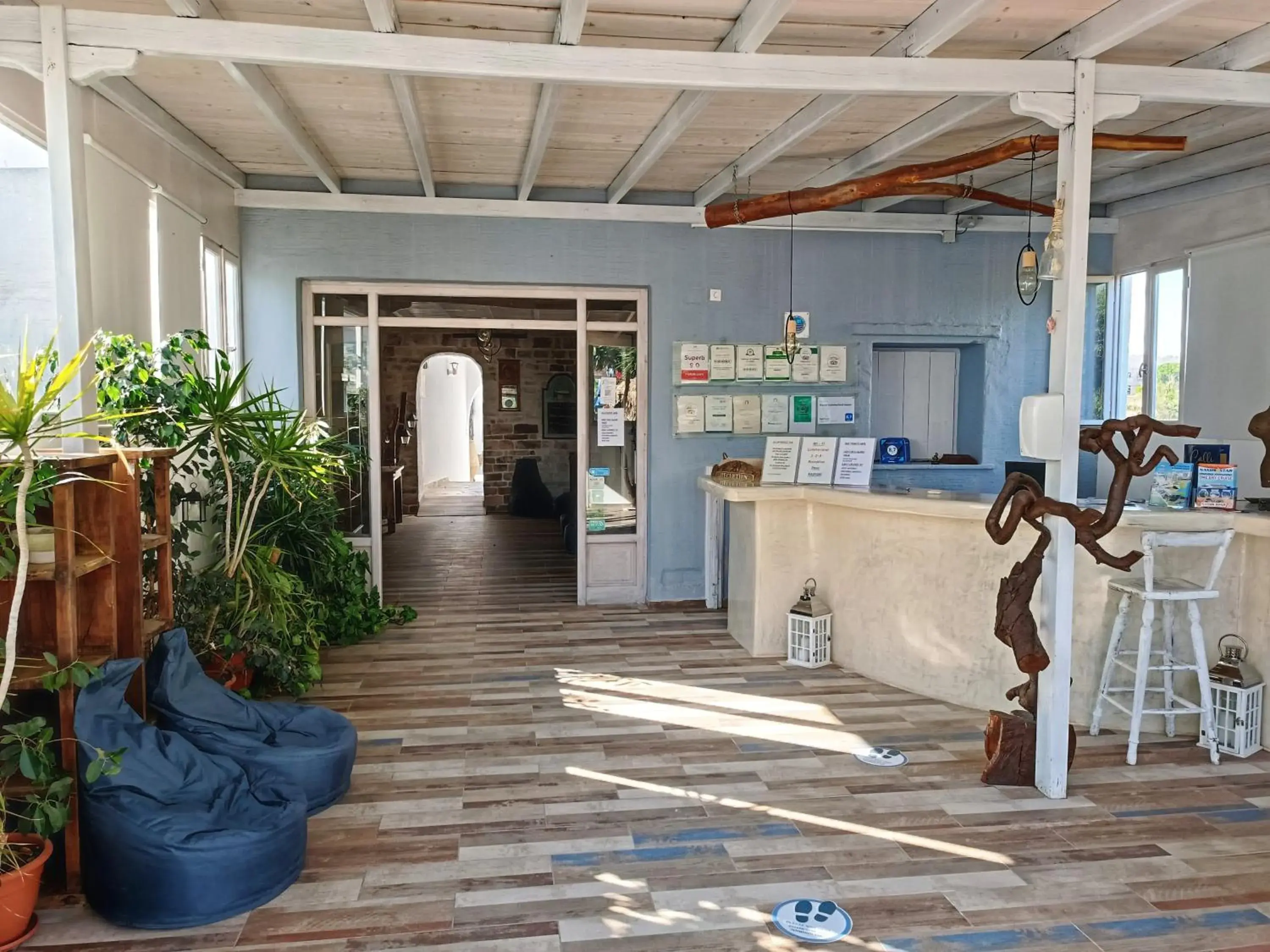 Lobby or reception in Naxos Summerland resort Lobby or reception in Naxos Summerland resort