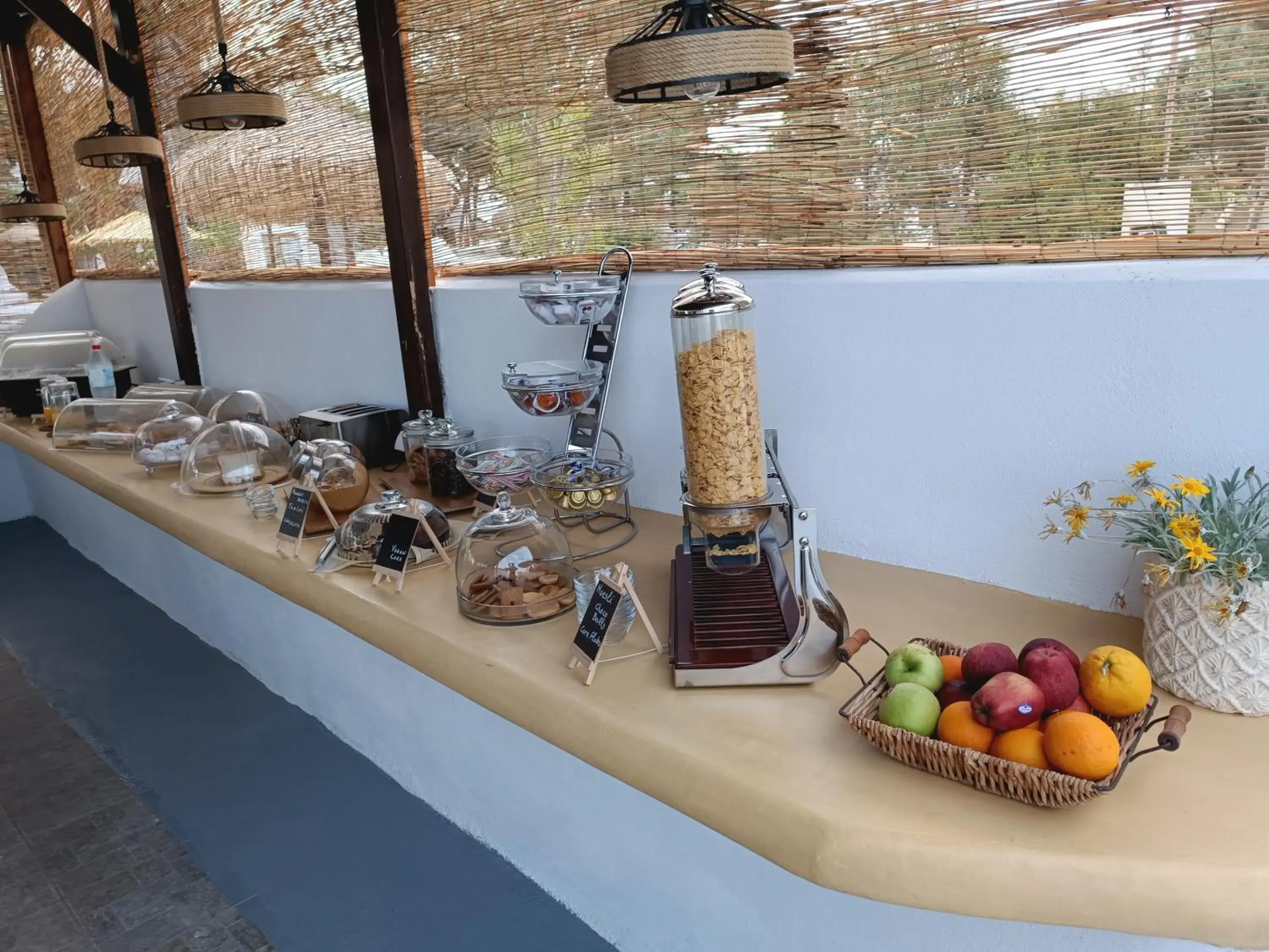 Buffet breakfast in Naxos Summerland resort Buffet breakfast in Naxos Summerland resort