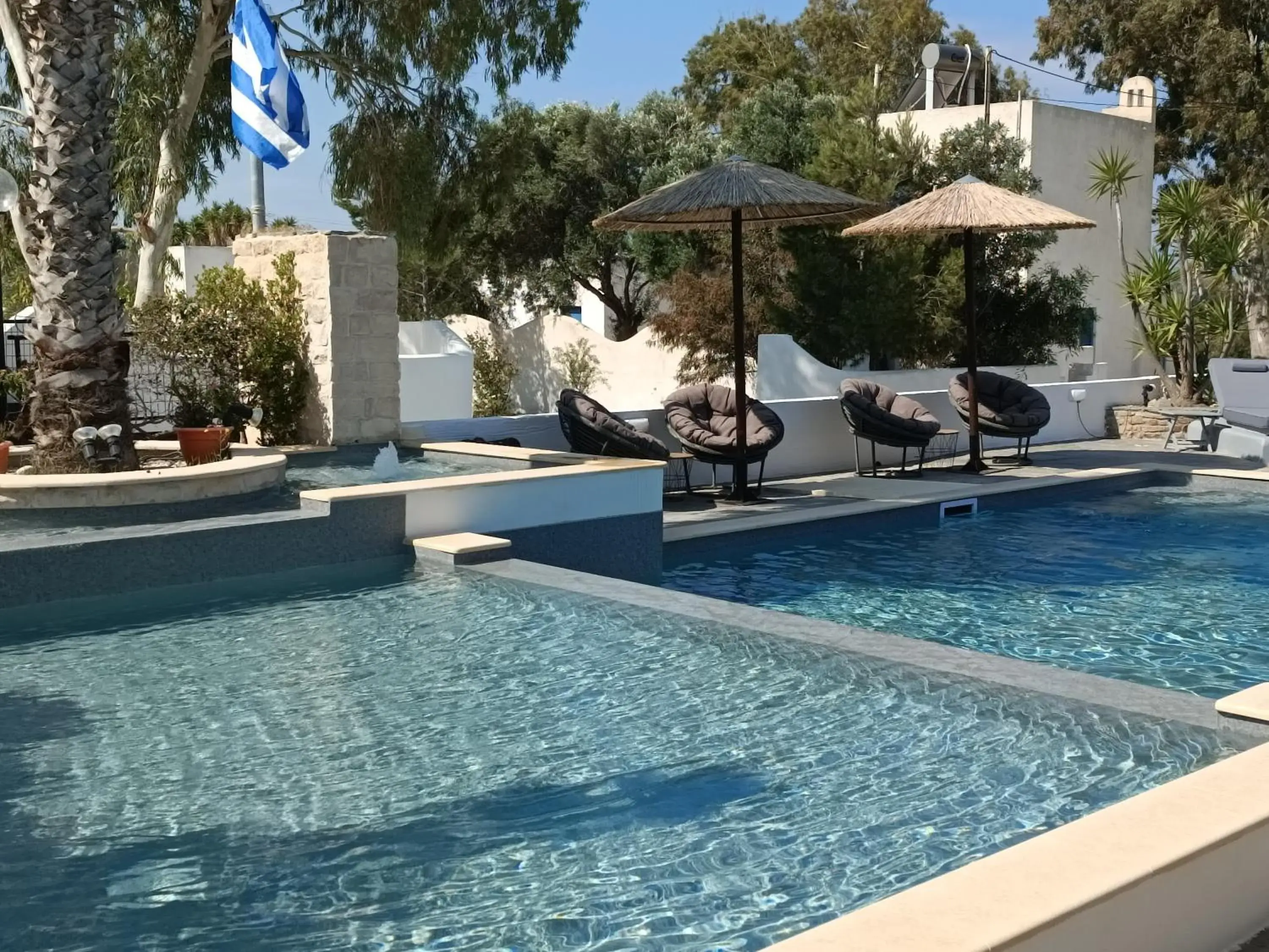 Swimming pool in Naxos Summerland resort Swimming pool in Naxos Summerland resort