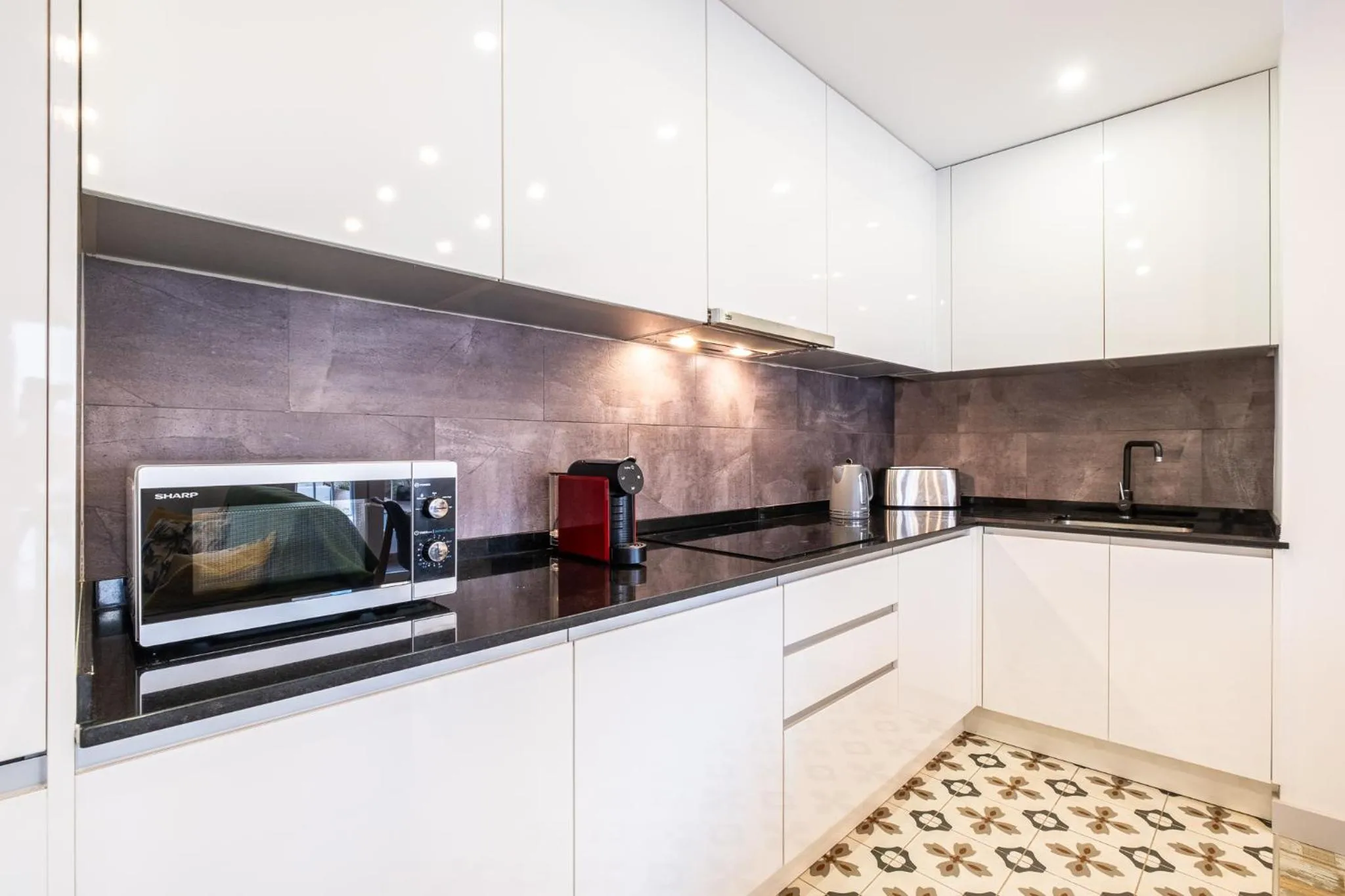 Kitchen or kitchenette in Apartment Carvoeiro By The Sea 1 by Algarve Vacation