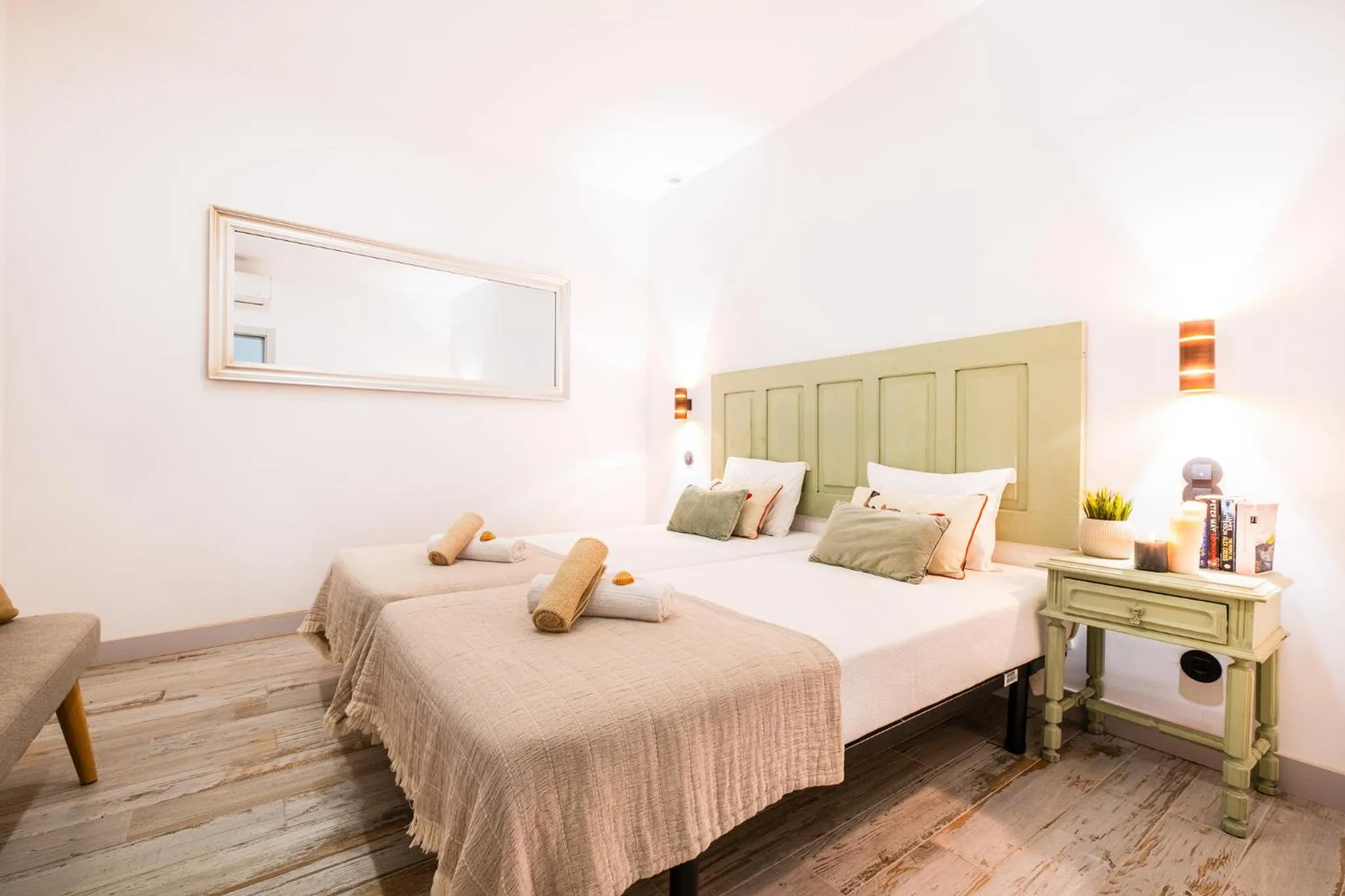Bedroom, Bed in Apartment Carvoeiro By The Sea 1 by Algarve Vacation