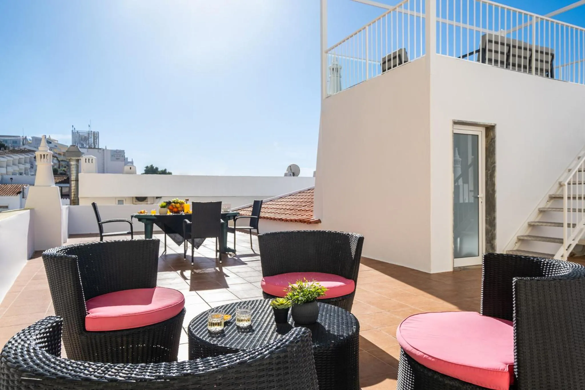 Balcony/Terrace in Apartment Carvoeiro By The Sea 1 by Algarve Vacation