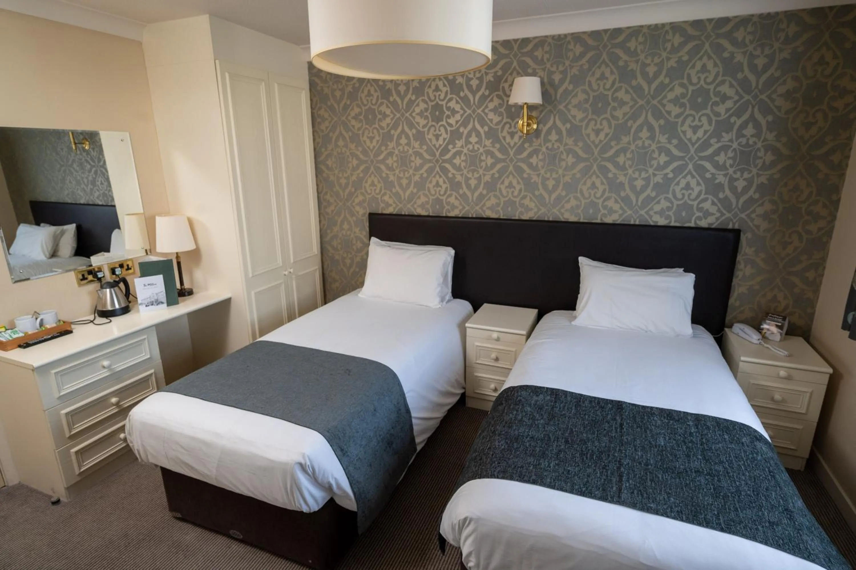 Bedroom, Bed in Millers Hotel by Greene King Inns