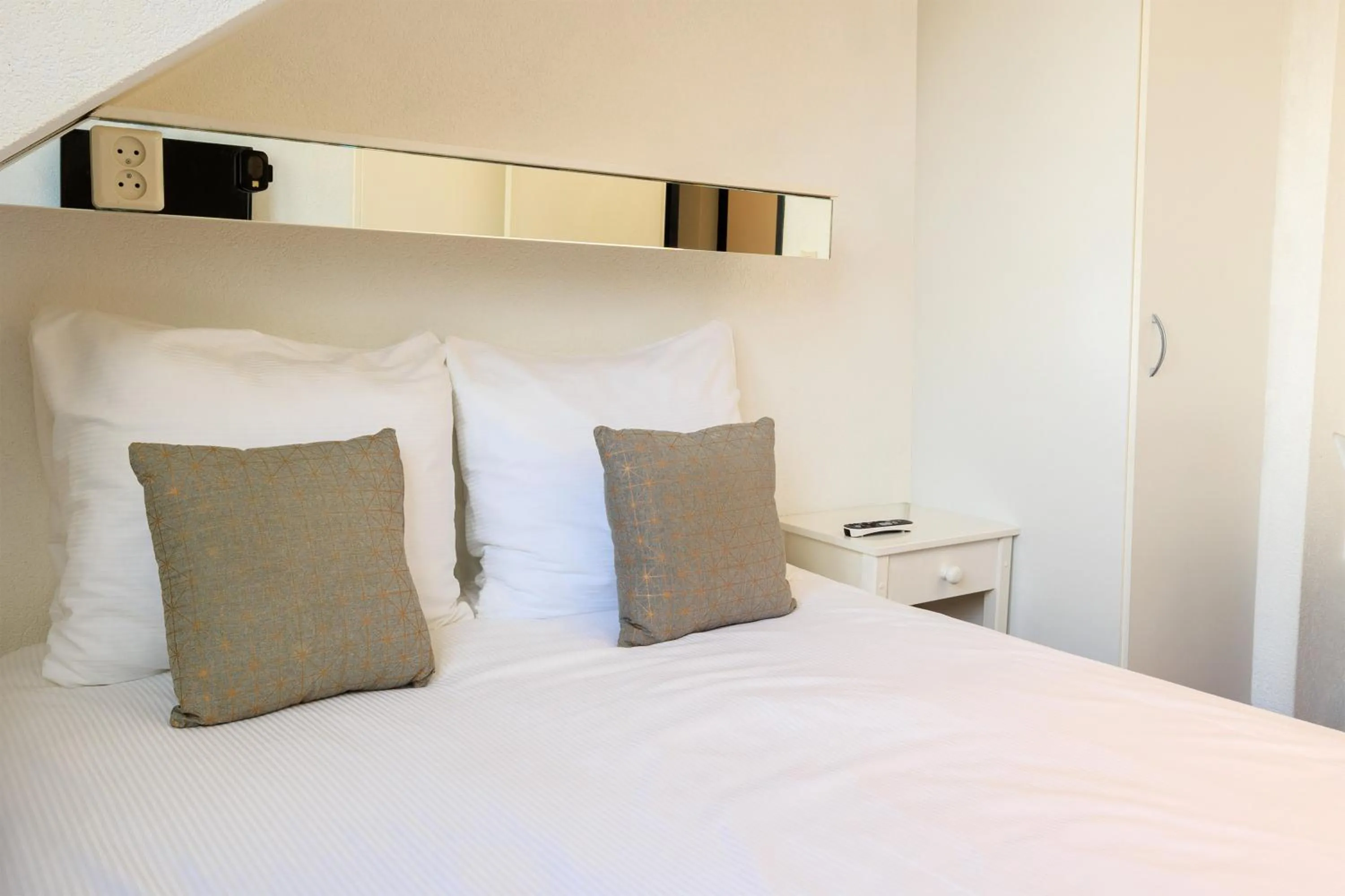 Bedroom, Bed in Hotel Berg en Bos