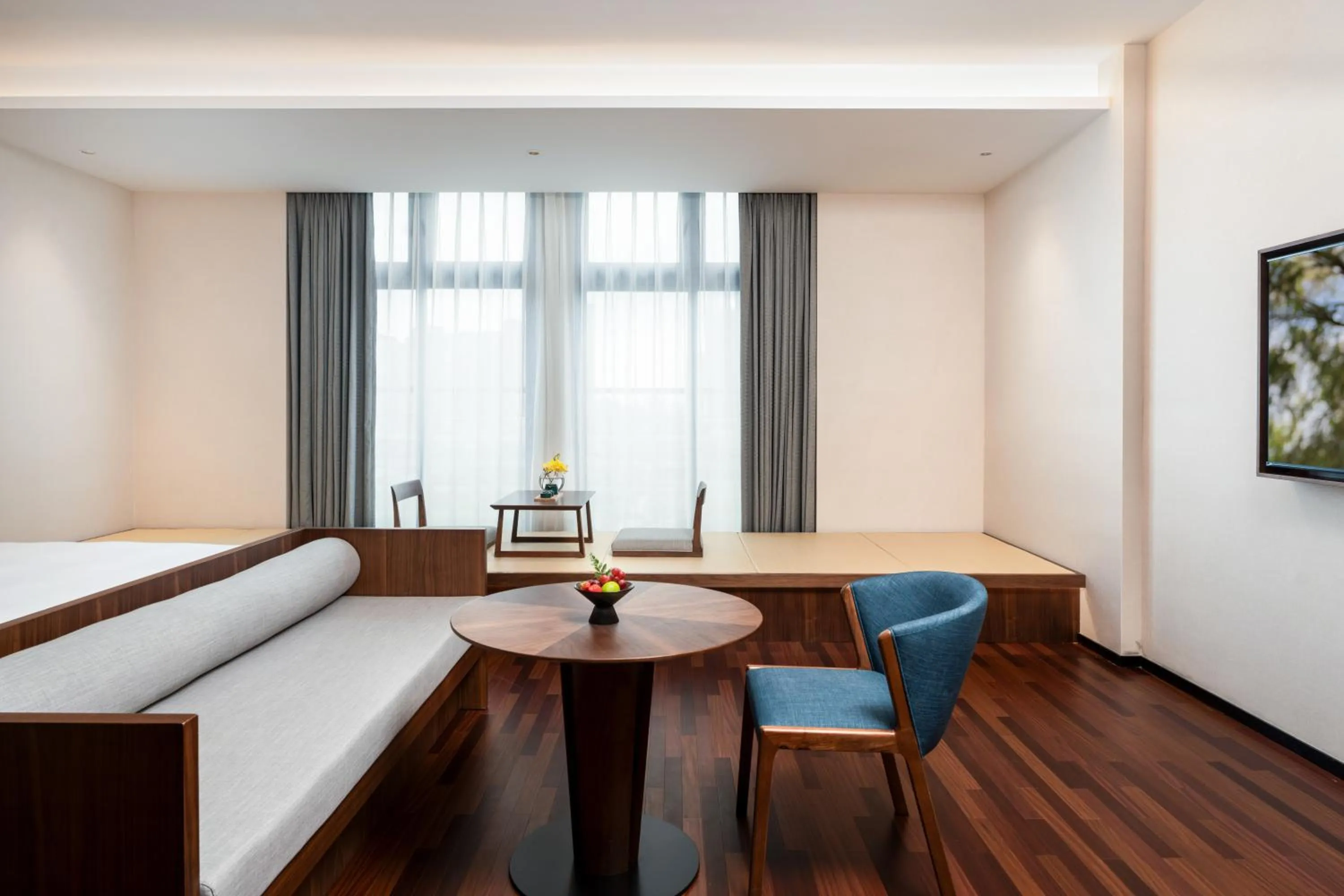 Seating area in SSAW Boutique Hotel Foshan Qiandeng Lake