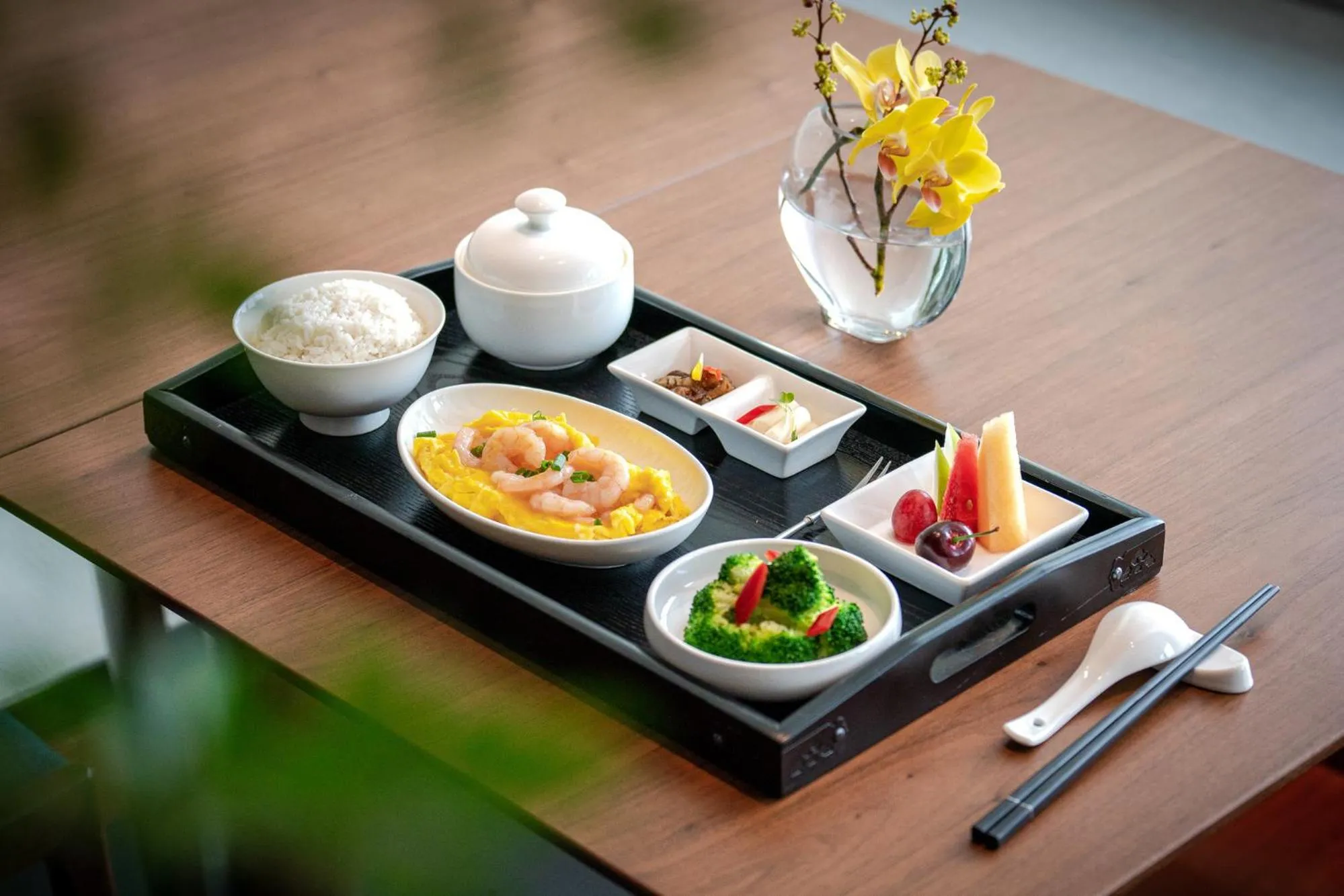 Restaurant/places to eat in SSAW Boutique Hotel Foshan Qiandeng Lake