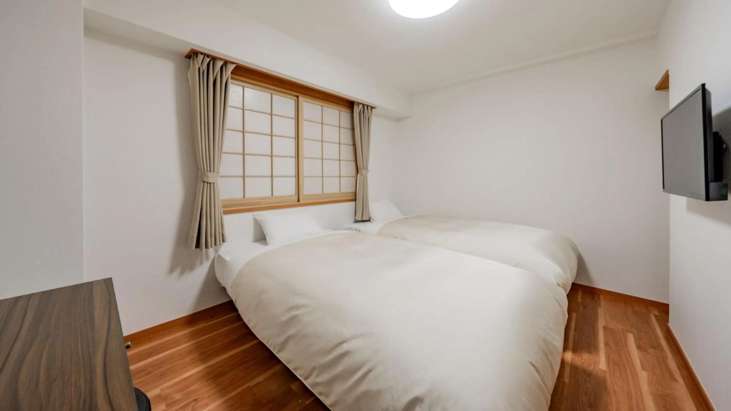 Bed in Hotel Obihiro Hills