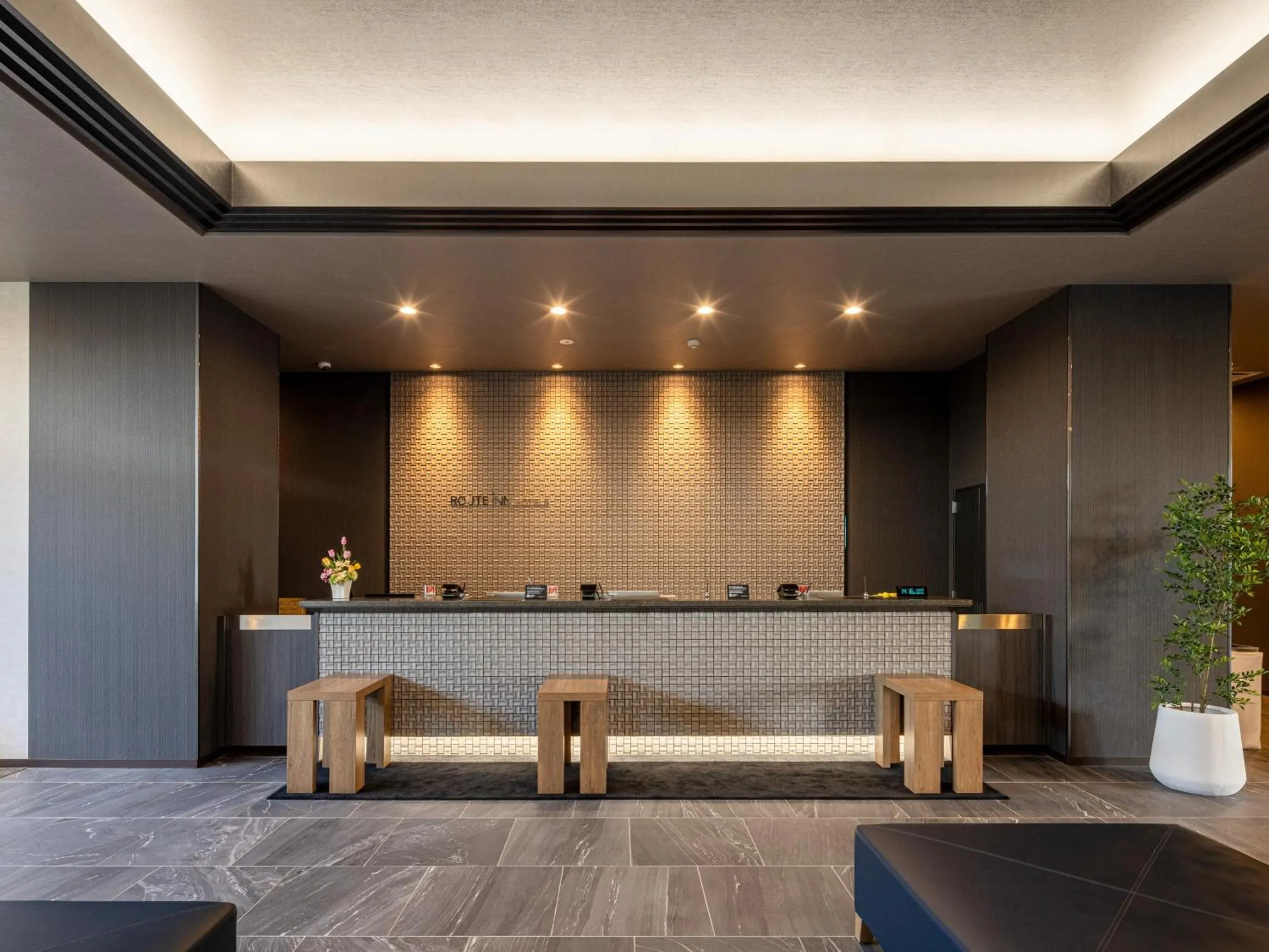 Lobby or reception in Hotel Route Inn Tonami Inter