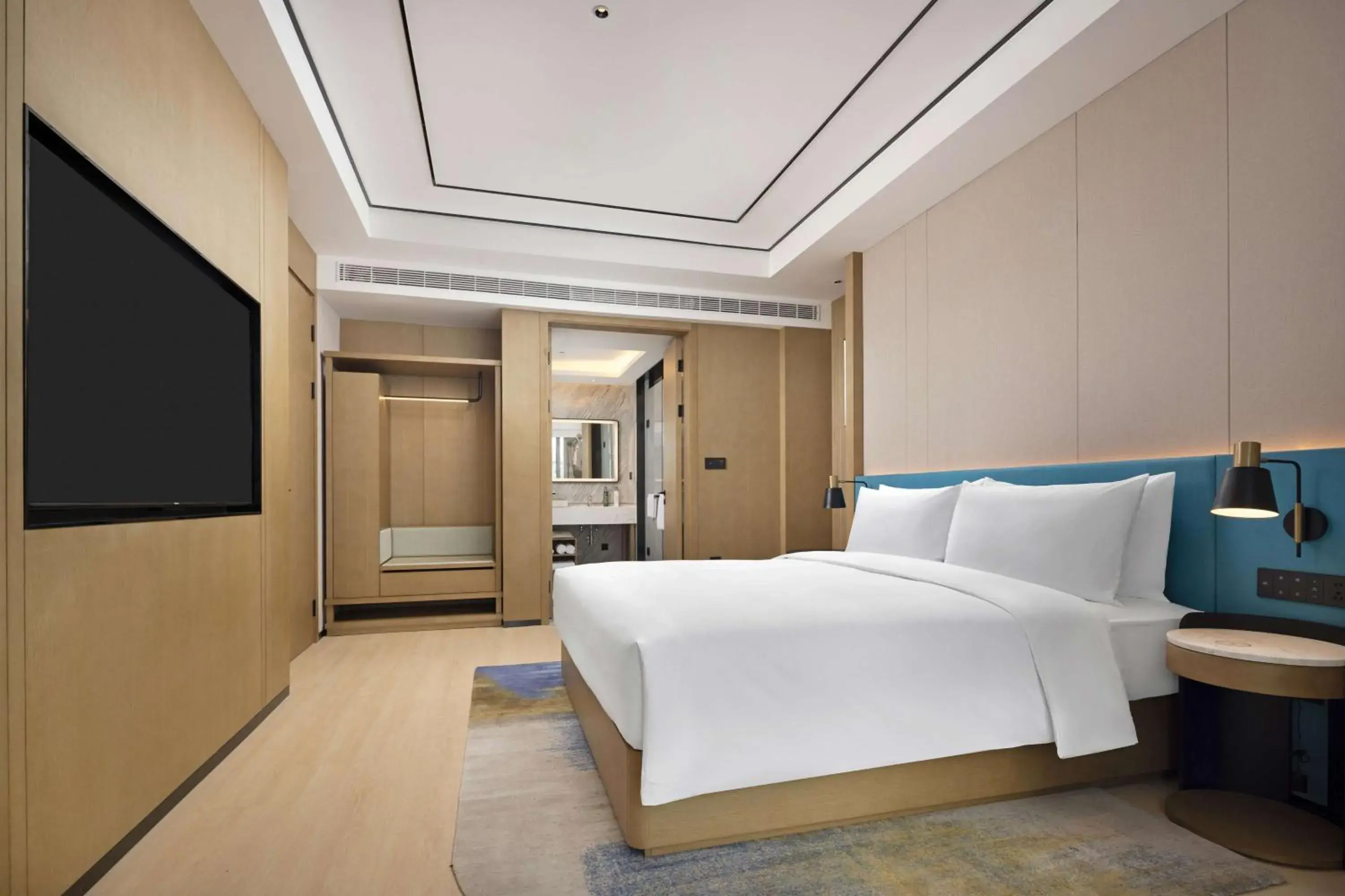 Bed in Hilton Garden Inn Chengdu Chenghua Bed in Hilton Garden Inn Chengdu Chenghua