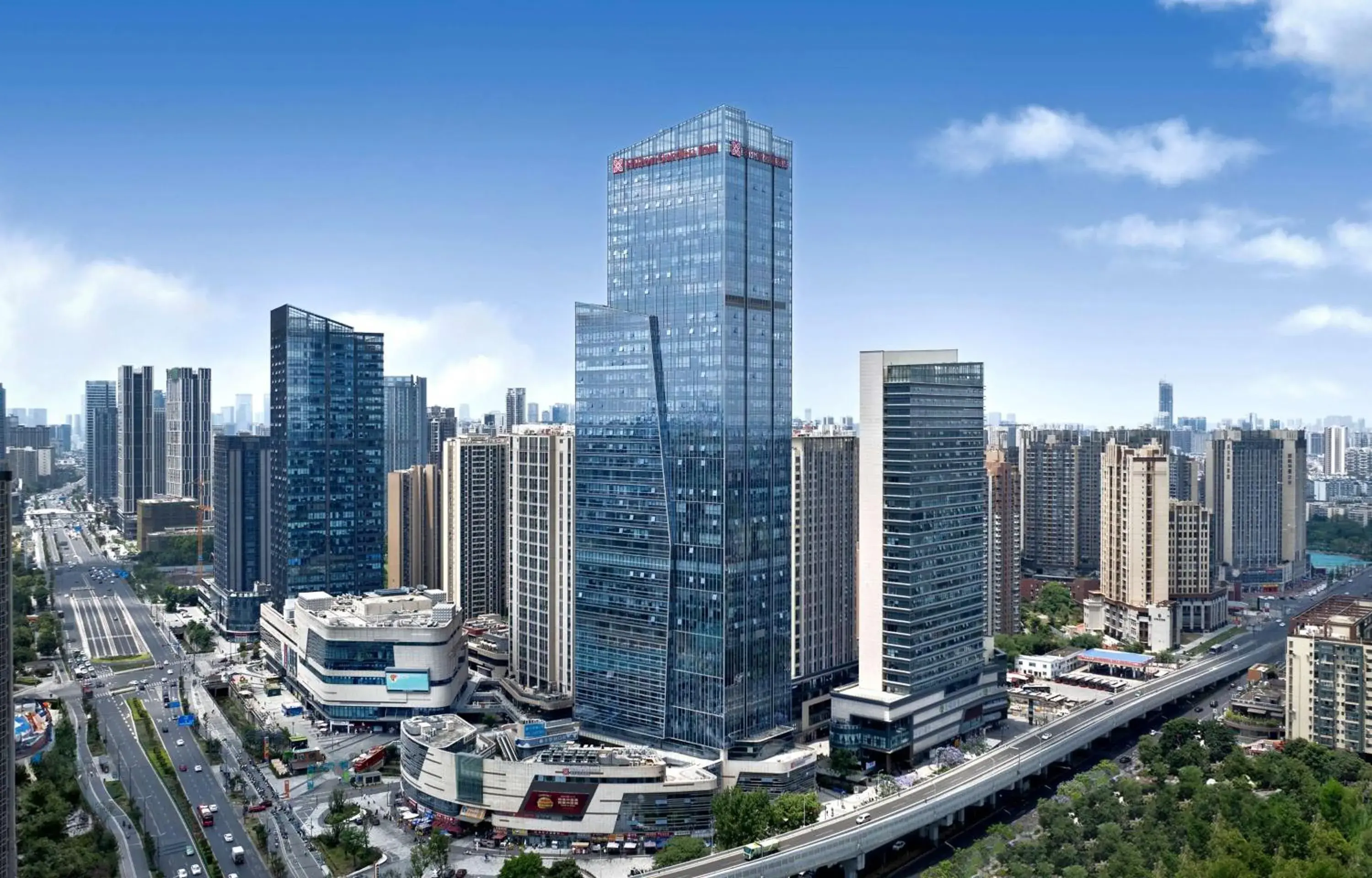 Property building in Hilton Garden Inn Chengdu Chenghua Property building in Hilton Garden Inn Chengdu Chenghua