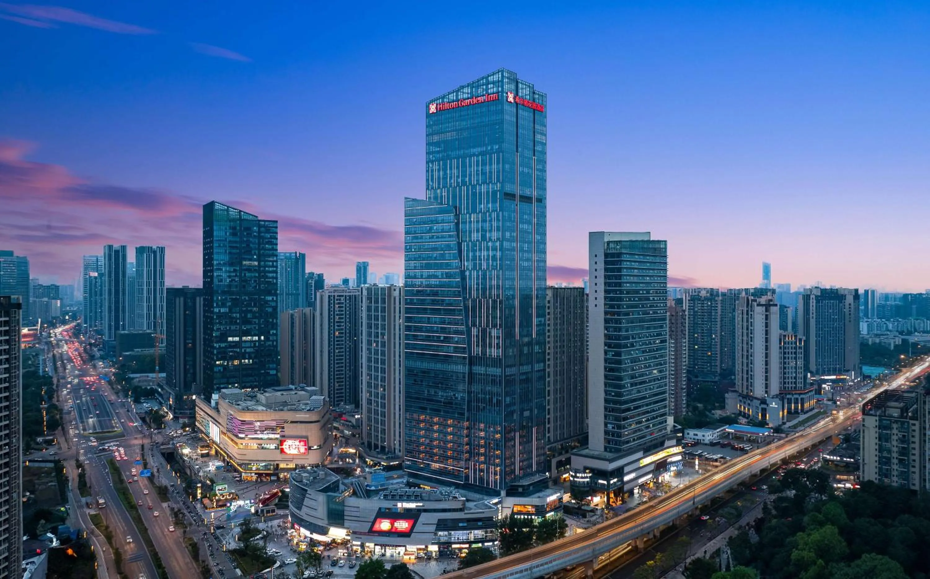 Property building in Hilton Garden Inn Chengdu Chenghua
