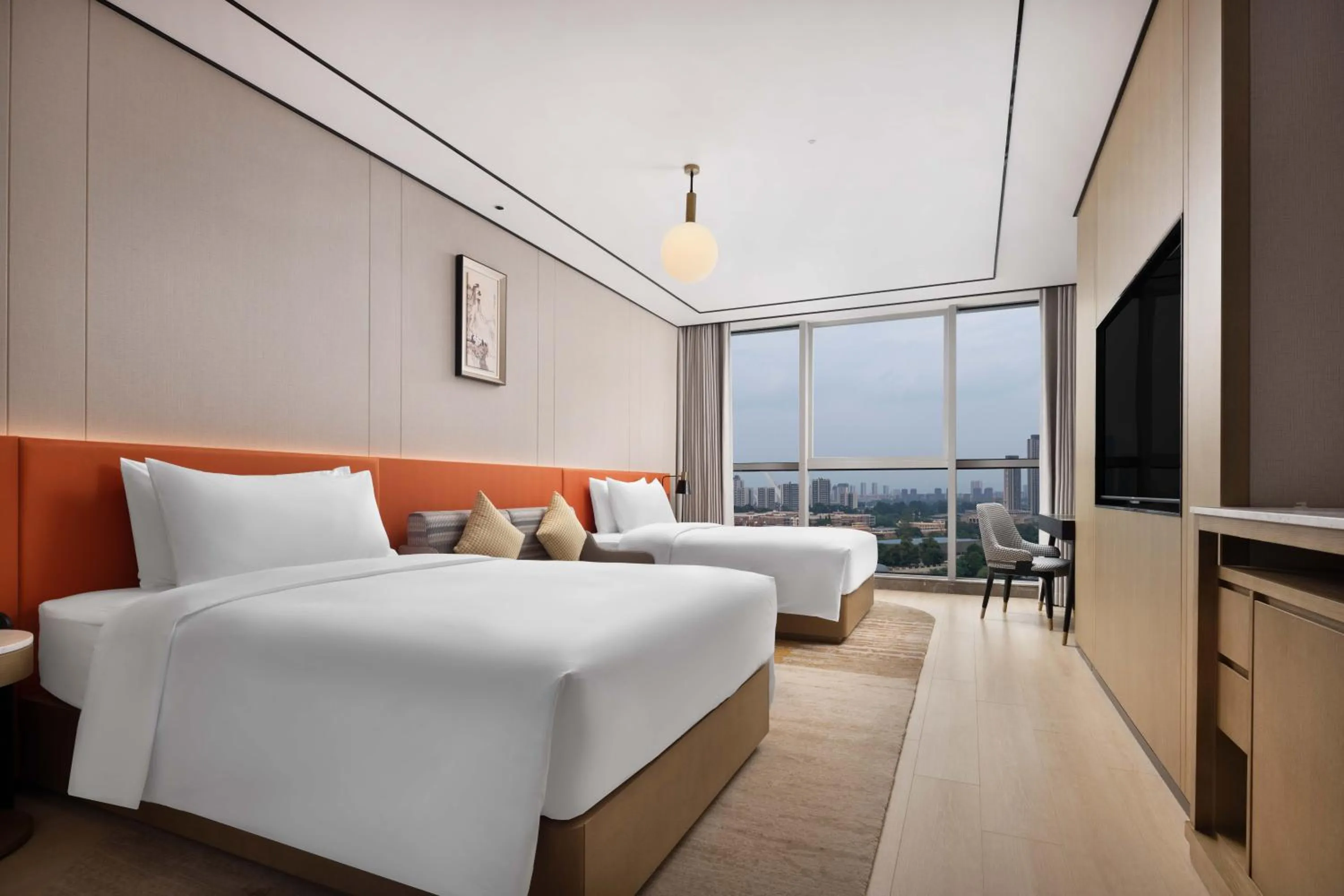 Bed in Hilton Garden Inn Chengdu Chenghua