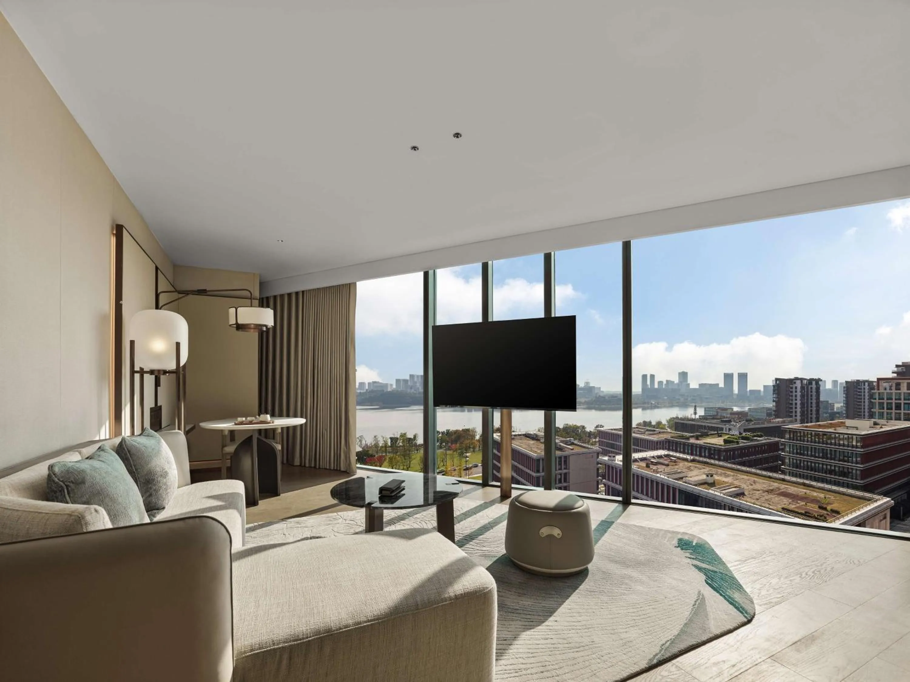 Living room in Doubletree By Hilton Chengdu Xinglong Lake