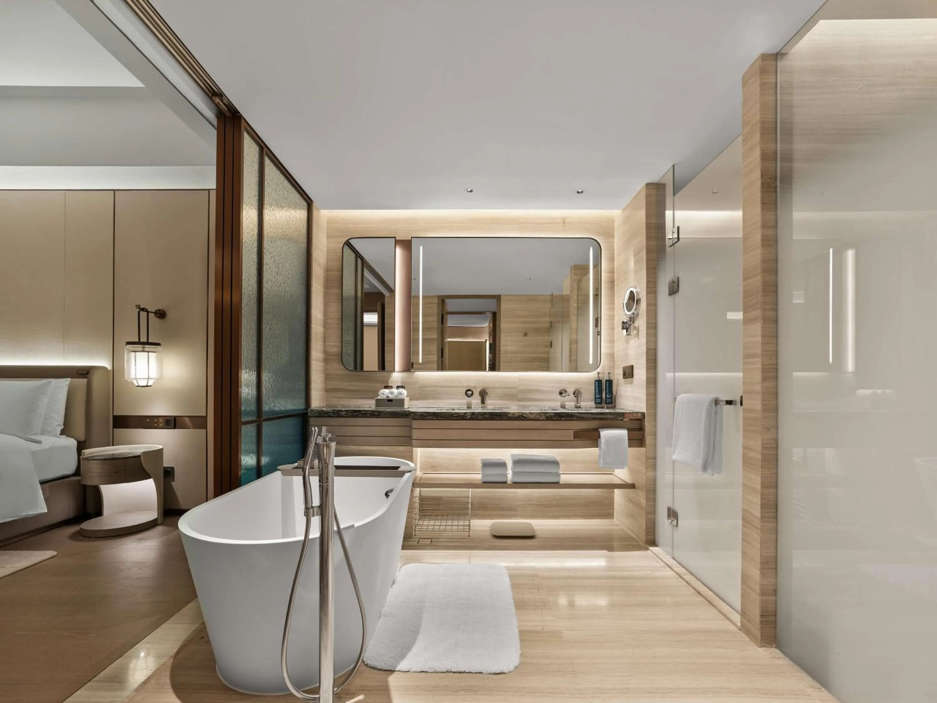 Bathroom in Doubletree By Hilton Chengdu Xinglong Lake