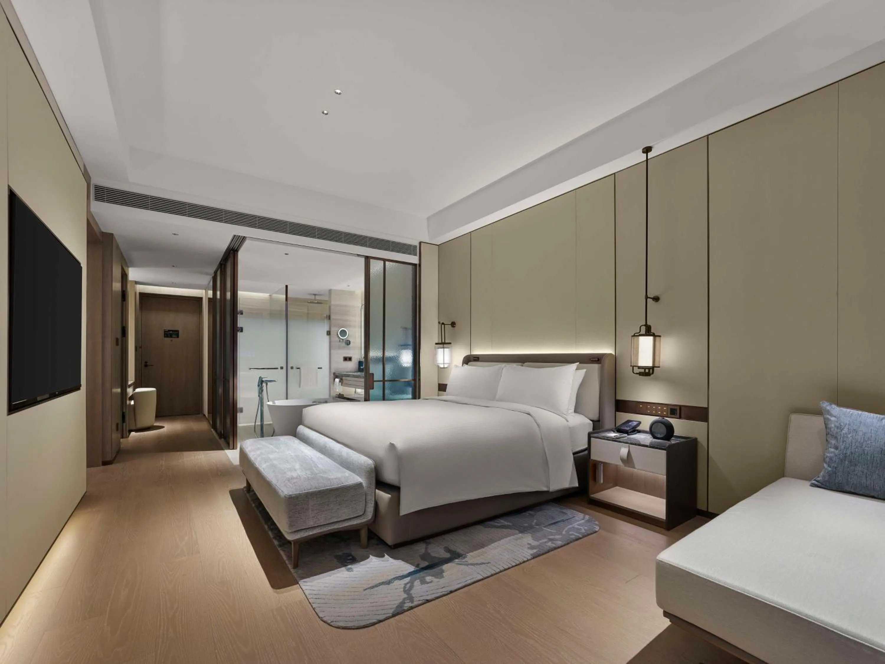 Bed in Doubletree By Hilton Chengdu Xinglong Lake