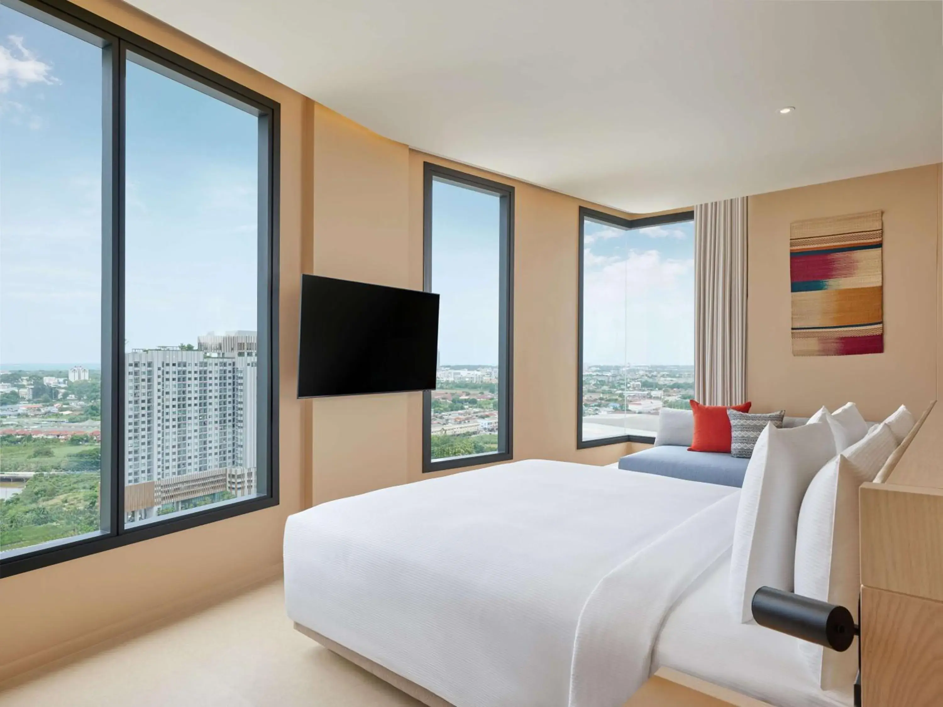 Bed in Hilton Garden Inn Rayong Bed in Hilton Garden Inn Rayong