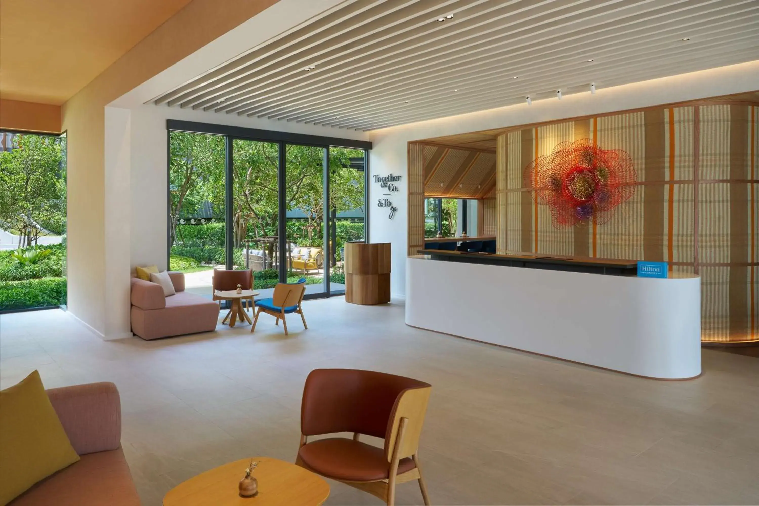 Lobby or reception in Hilton Garden Inn Rayong Lobby or reception in Hilton Garden Inn Rayong