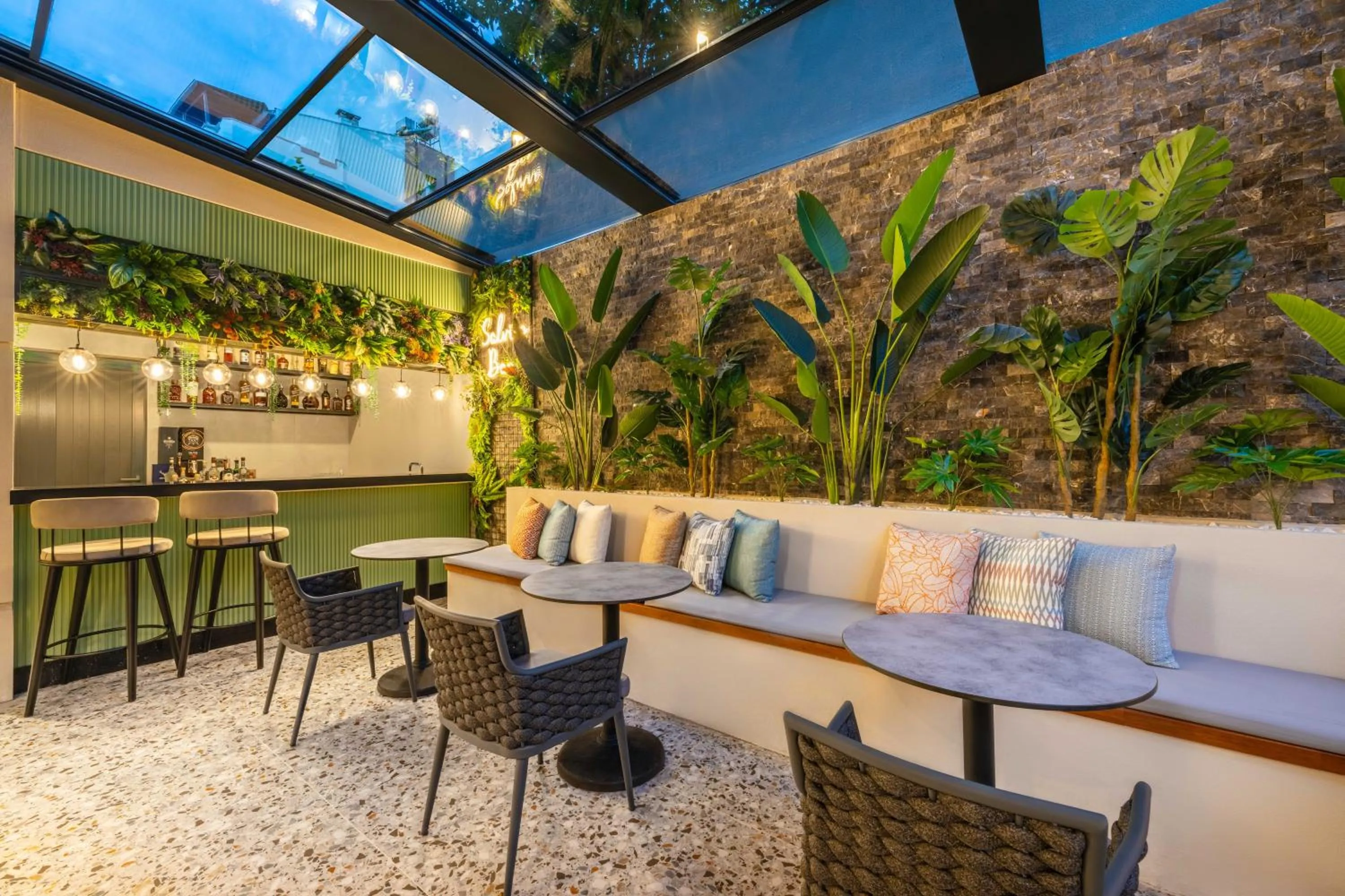 Garden in Lexia Hotels