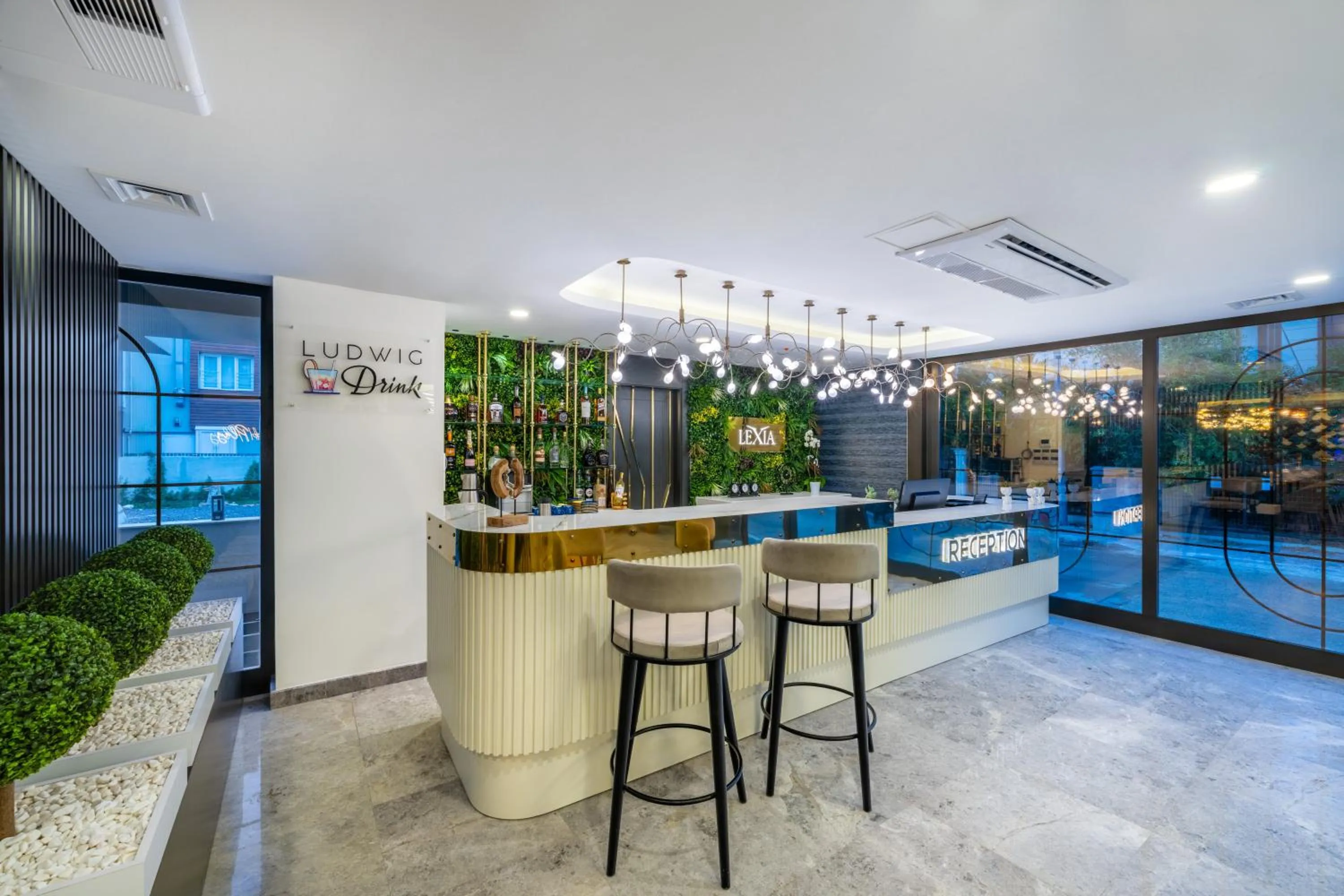 Lobby or reception in Lexia Hotels